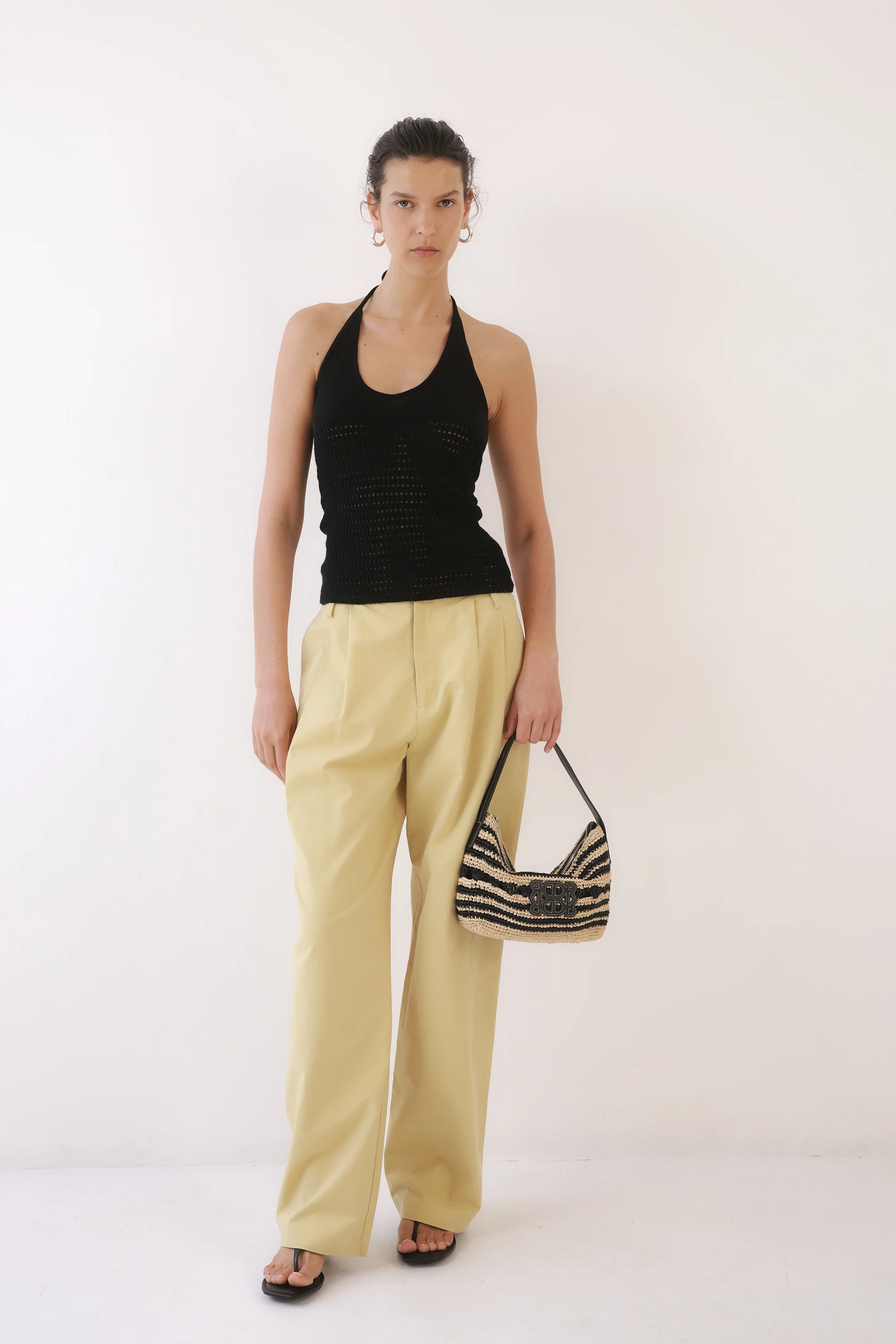Raffia Crochet Clutch - Image 3