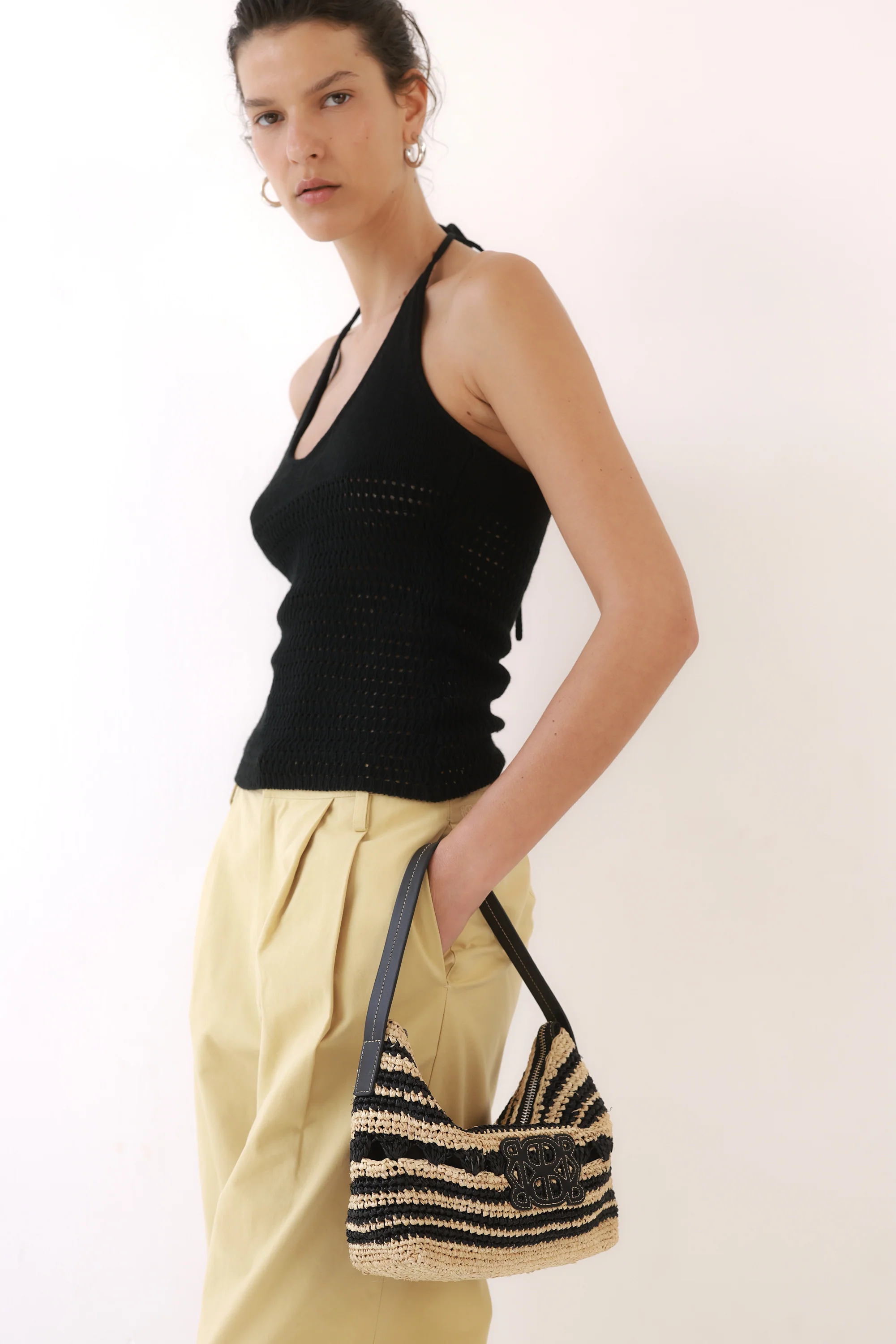 Raffia Crochet Clutch - Image 7