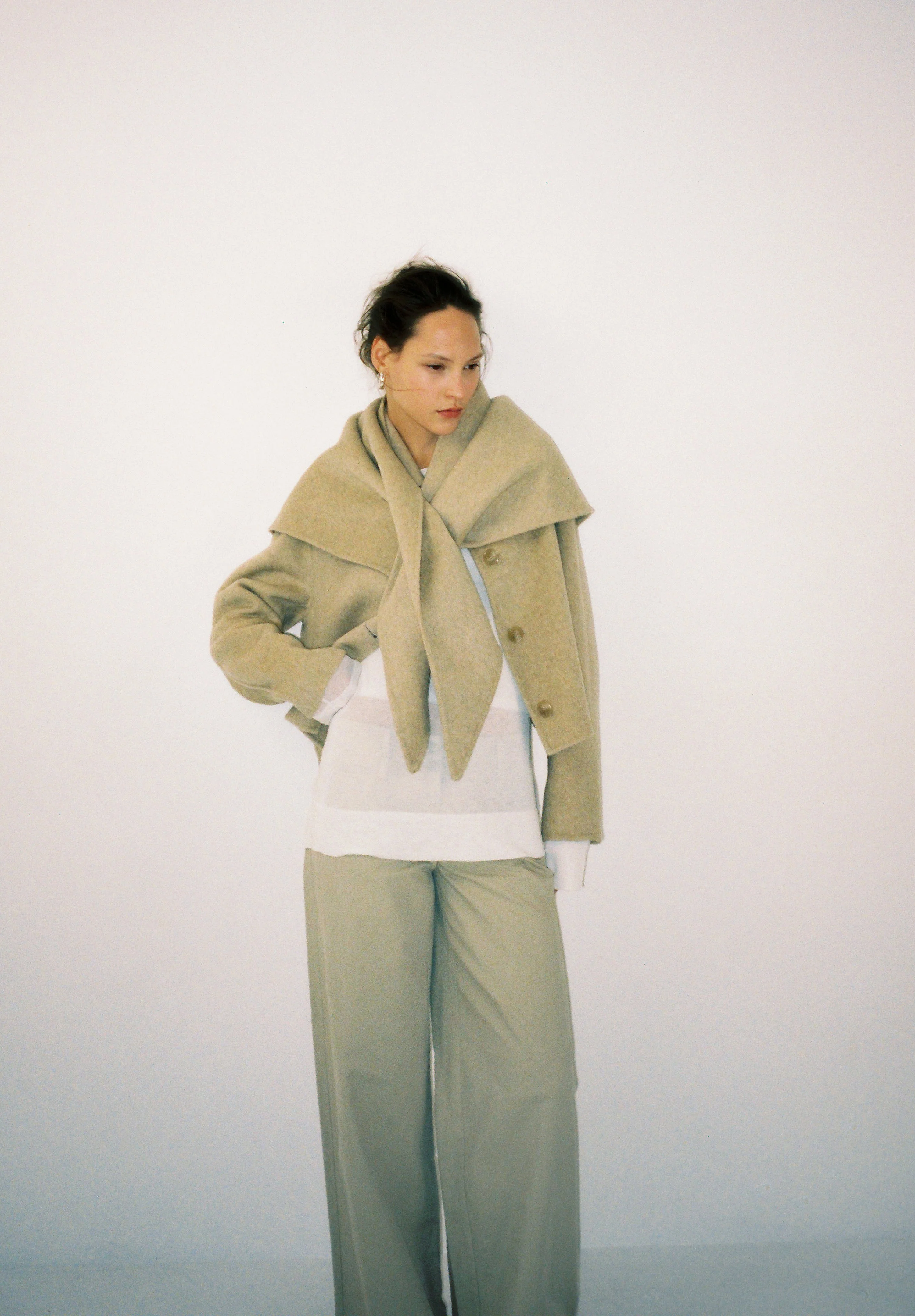 Relaxed Double Wool Jacket - Image 2