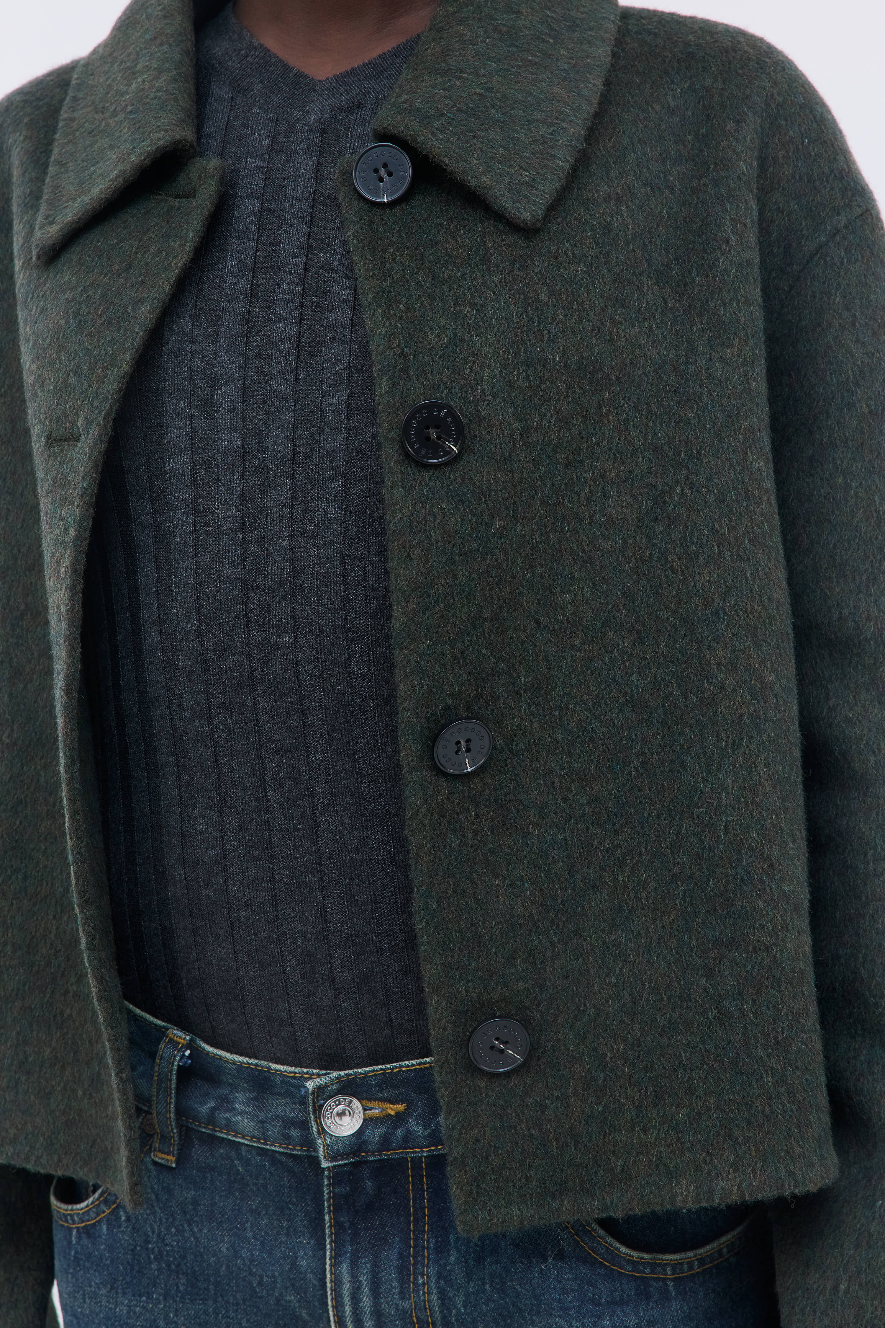 Relaxed Double Wool Jacket - Image 7
