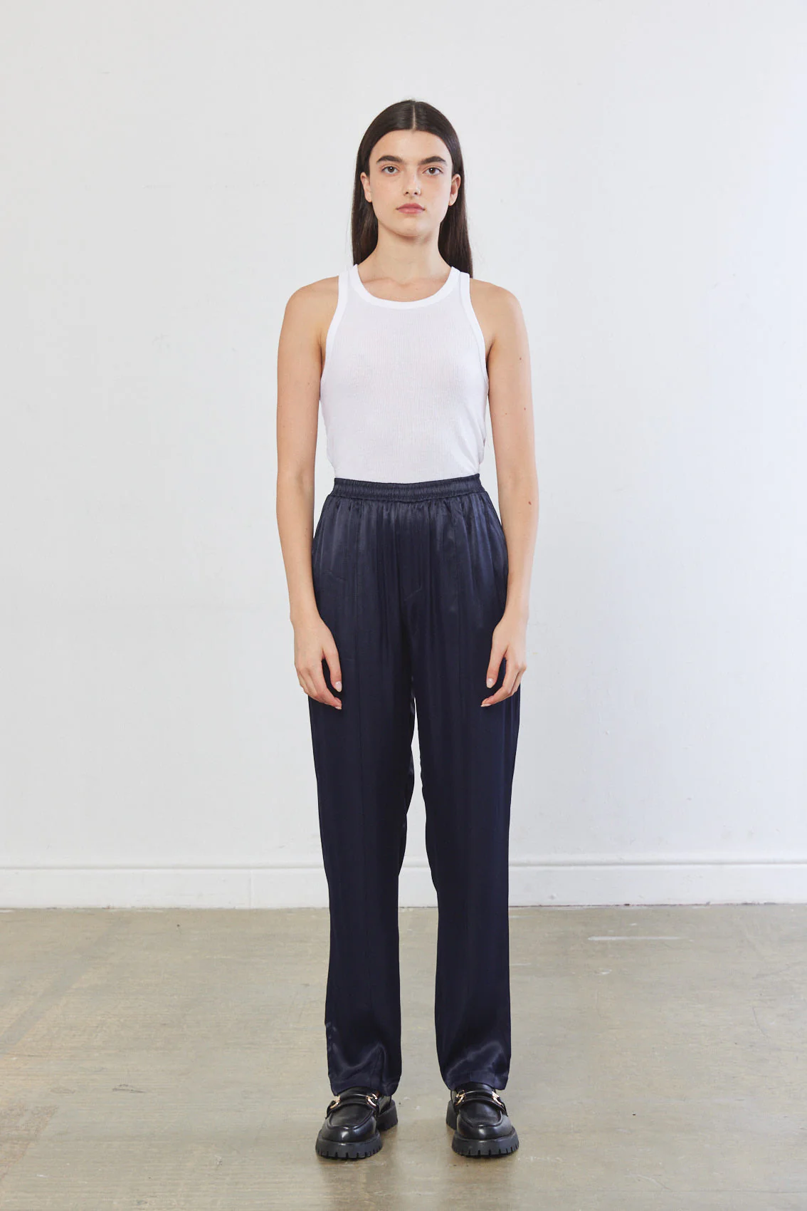 Relaxed Satin Pants