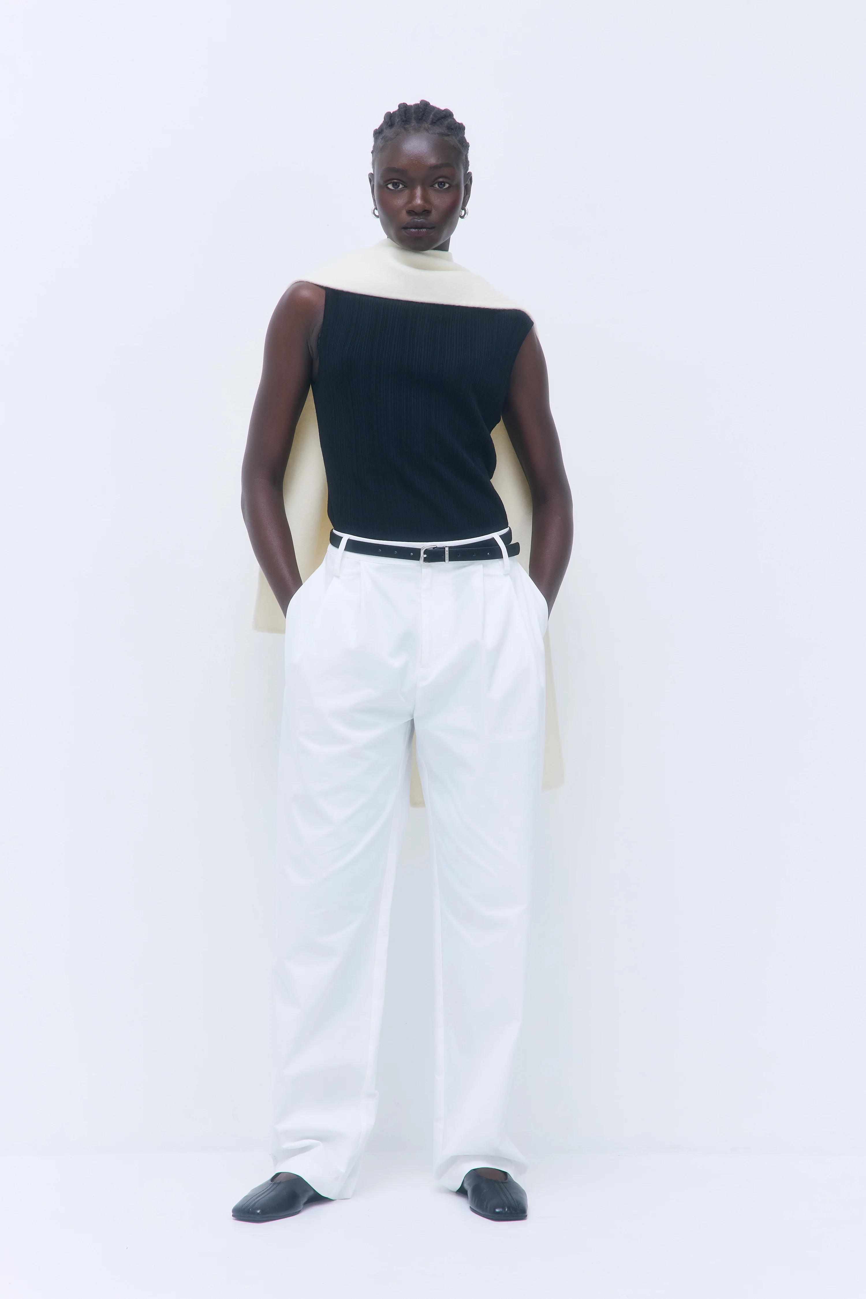 Ribbed Boat Neck Vest - Image 6