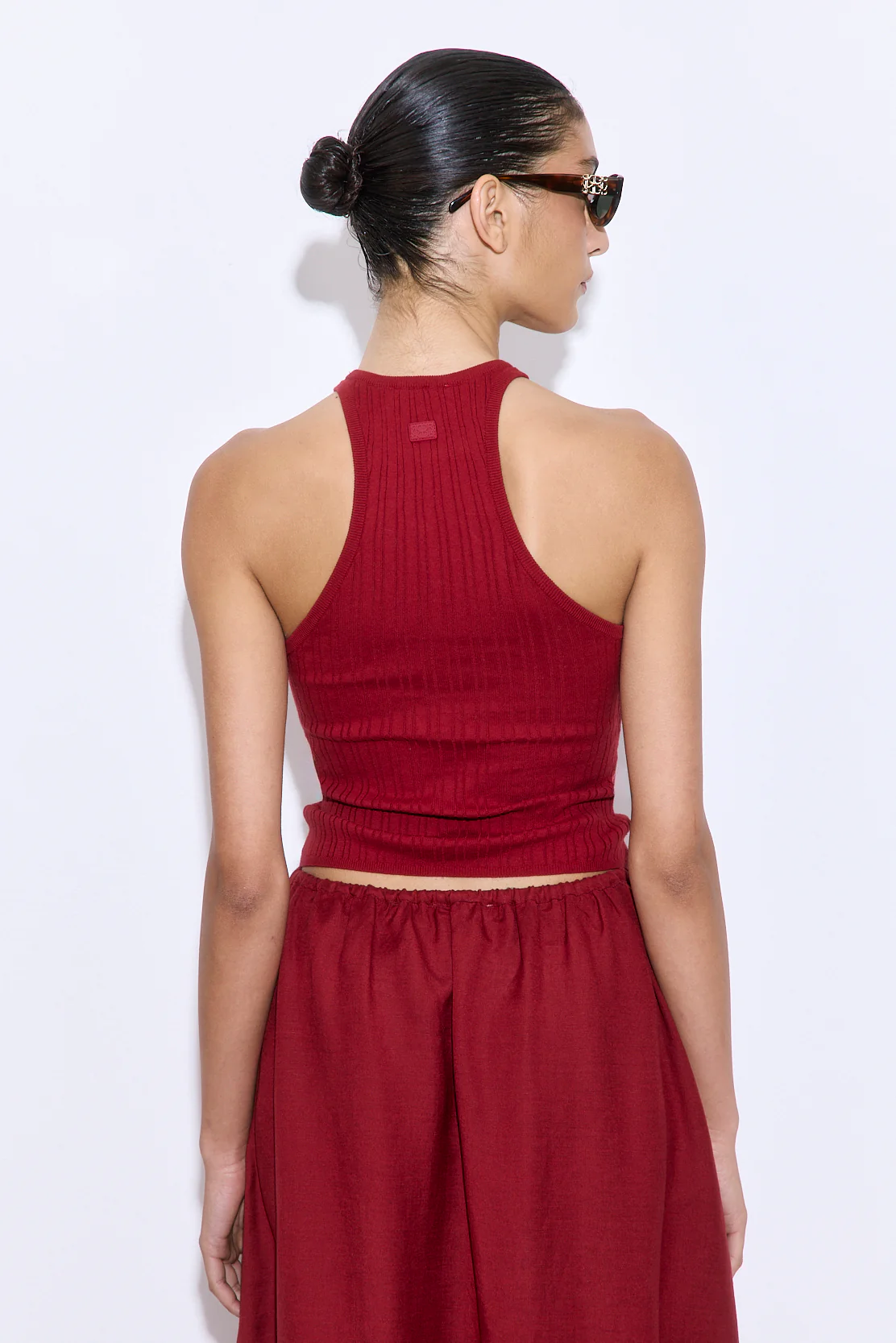 Ribbed Crew Neck Tank Top - Image 5