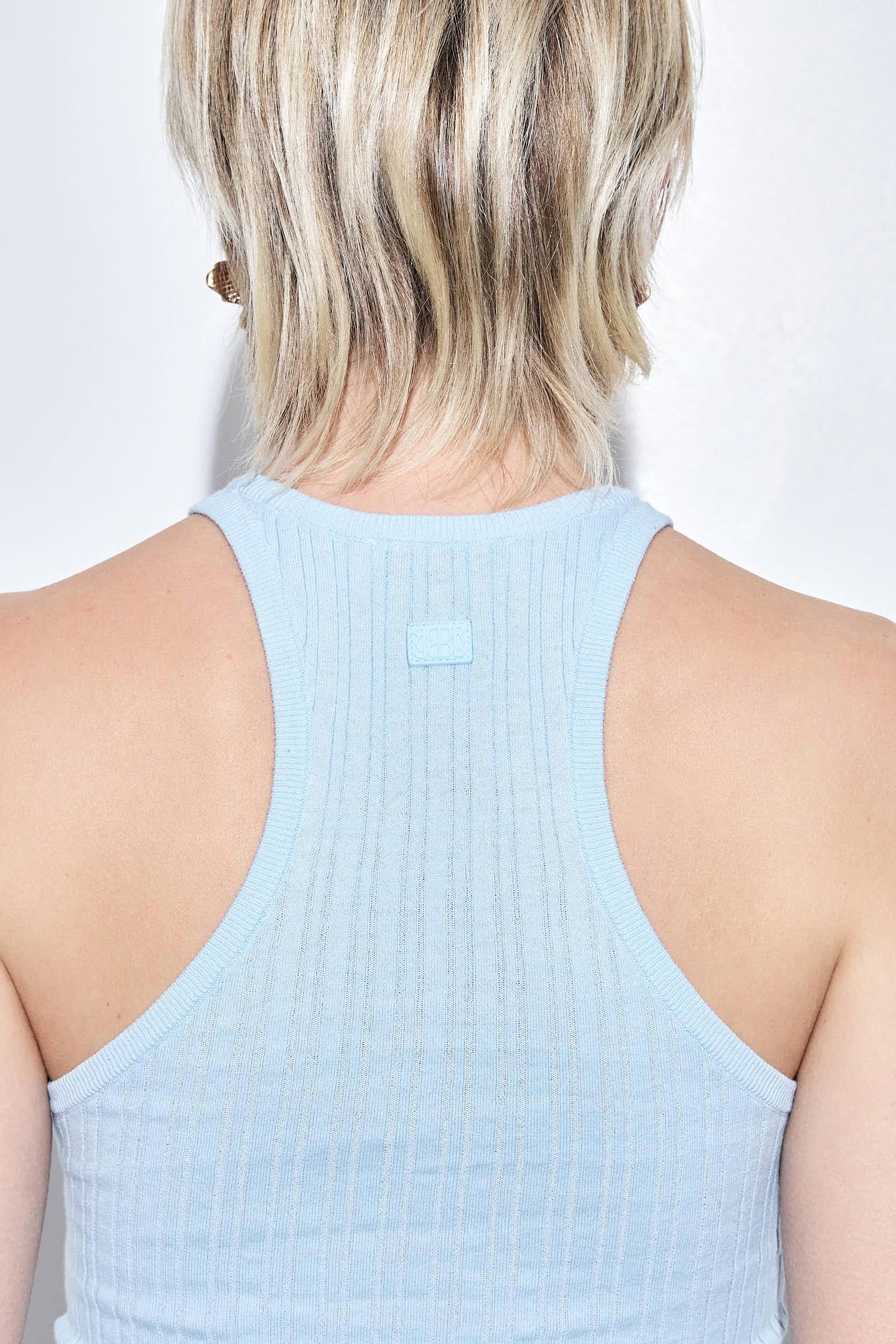 Ribbed Crew Neck Tank Top - Image 6