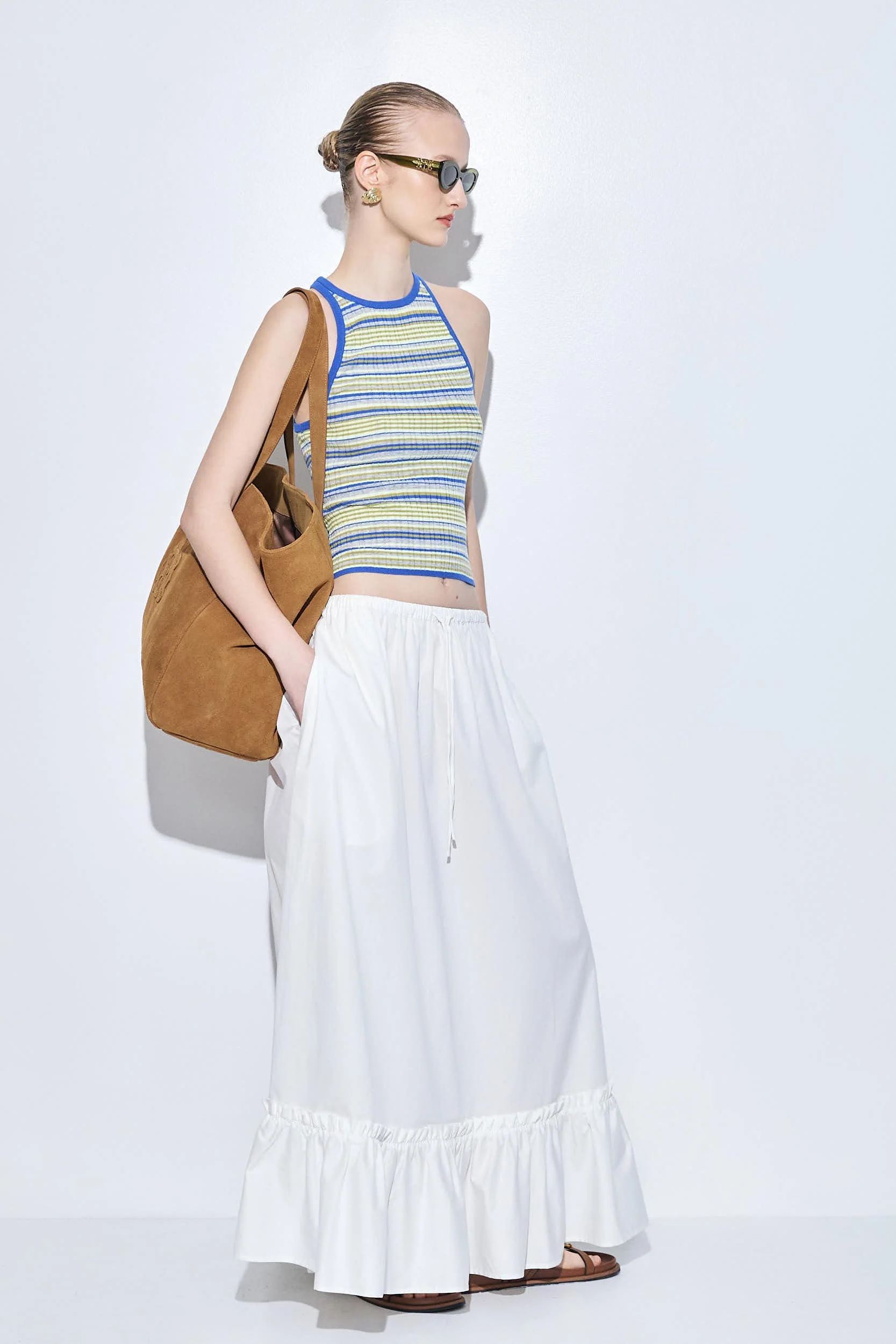 Ribbed Crew Neck Tank Top - Image 7