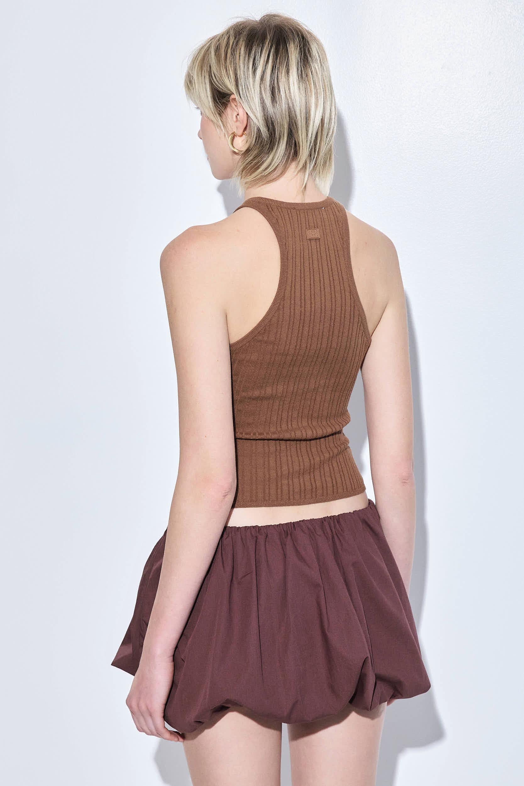 Ribbed Crew Neck Tank Top - Image 5