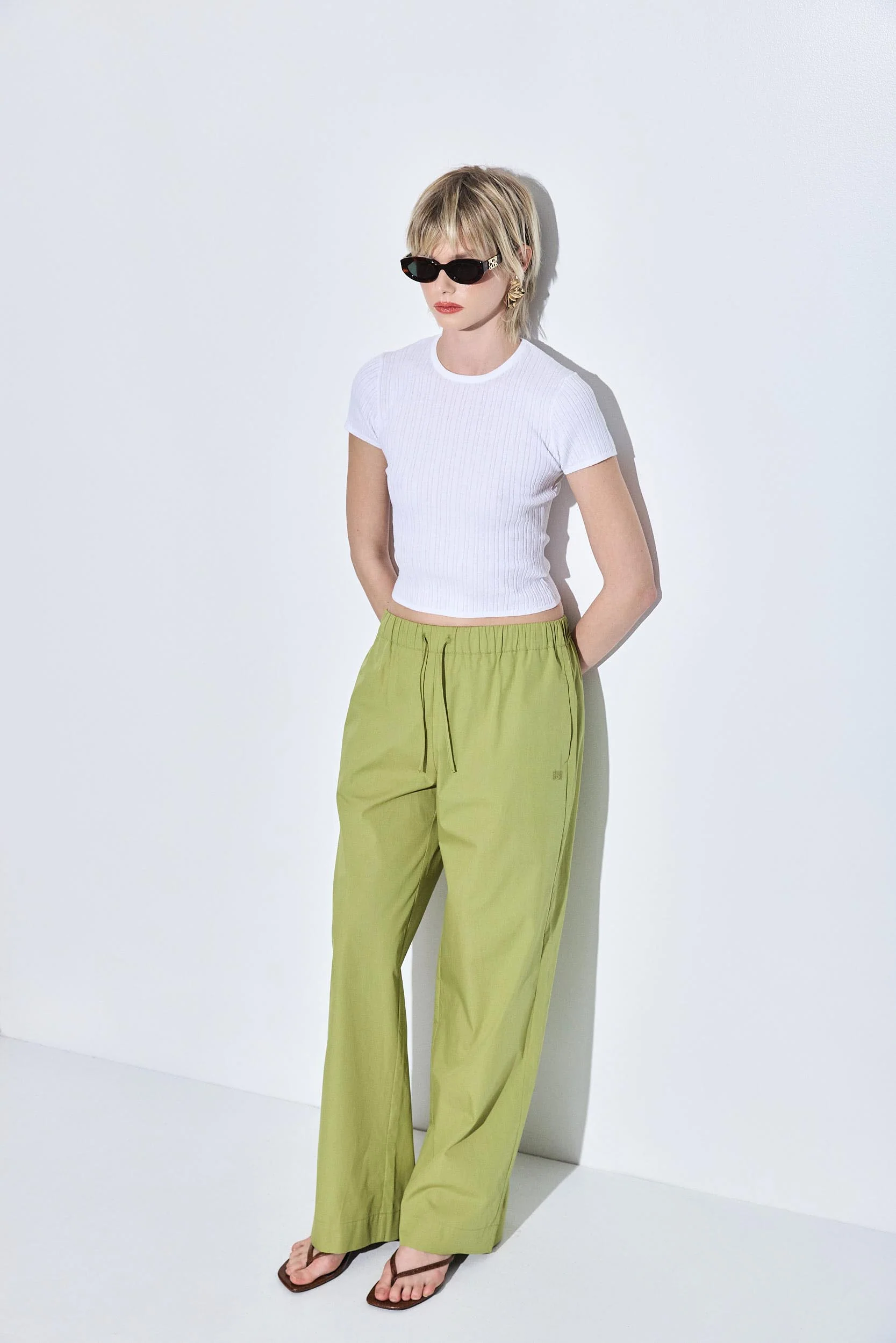 Ribbed Crew Neck Tee - Image 3