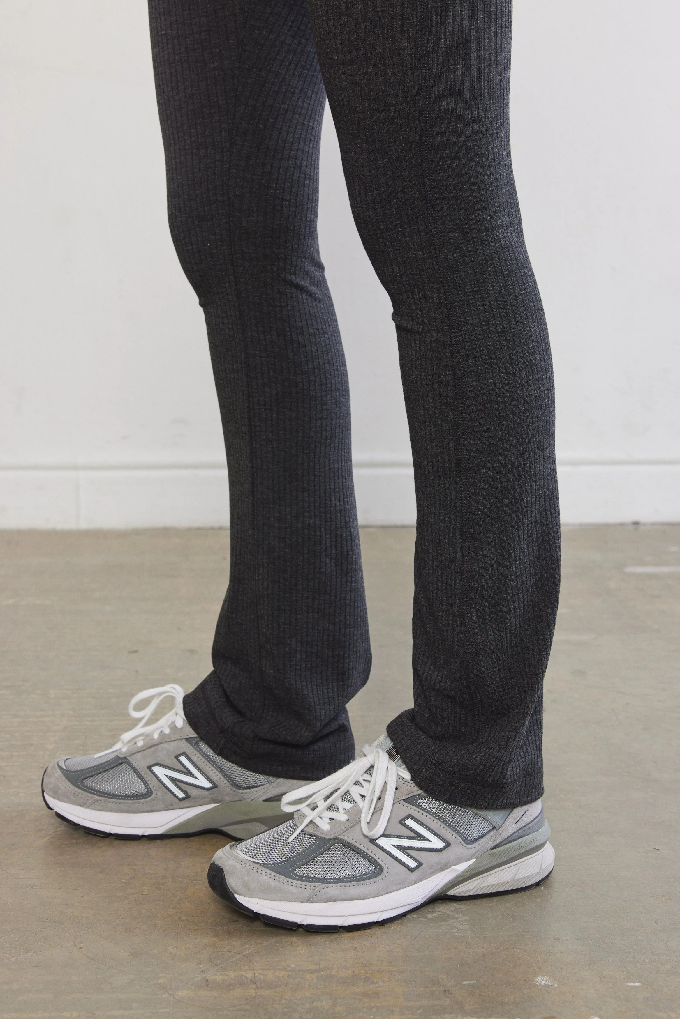 Ribbed Flat-Lock Flare Leggings - Image 5