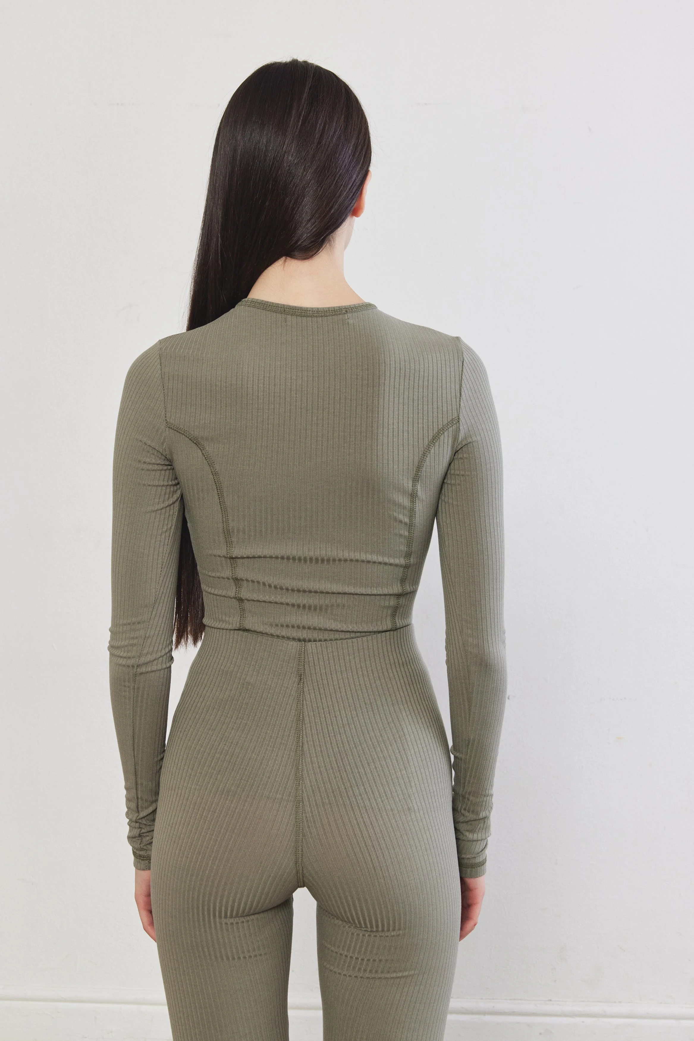 Ribbed Flat-Lock Leggings - Image 6