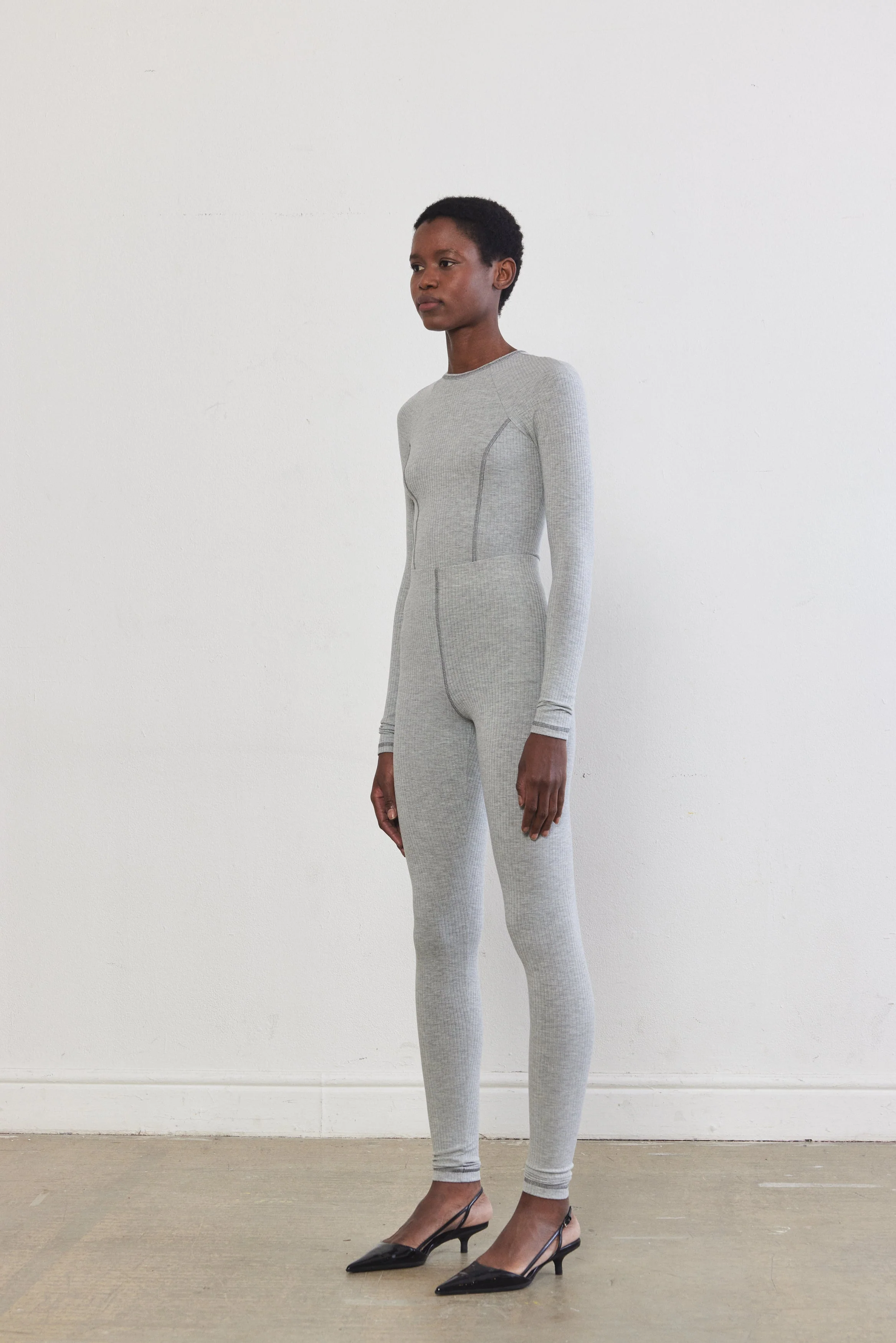 Ribbed Flat-Lock Leggings - Image 3