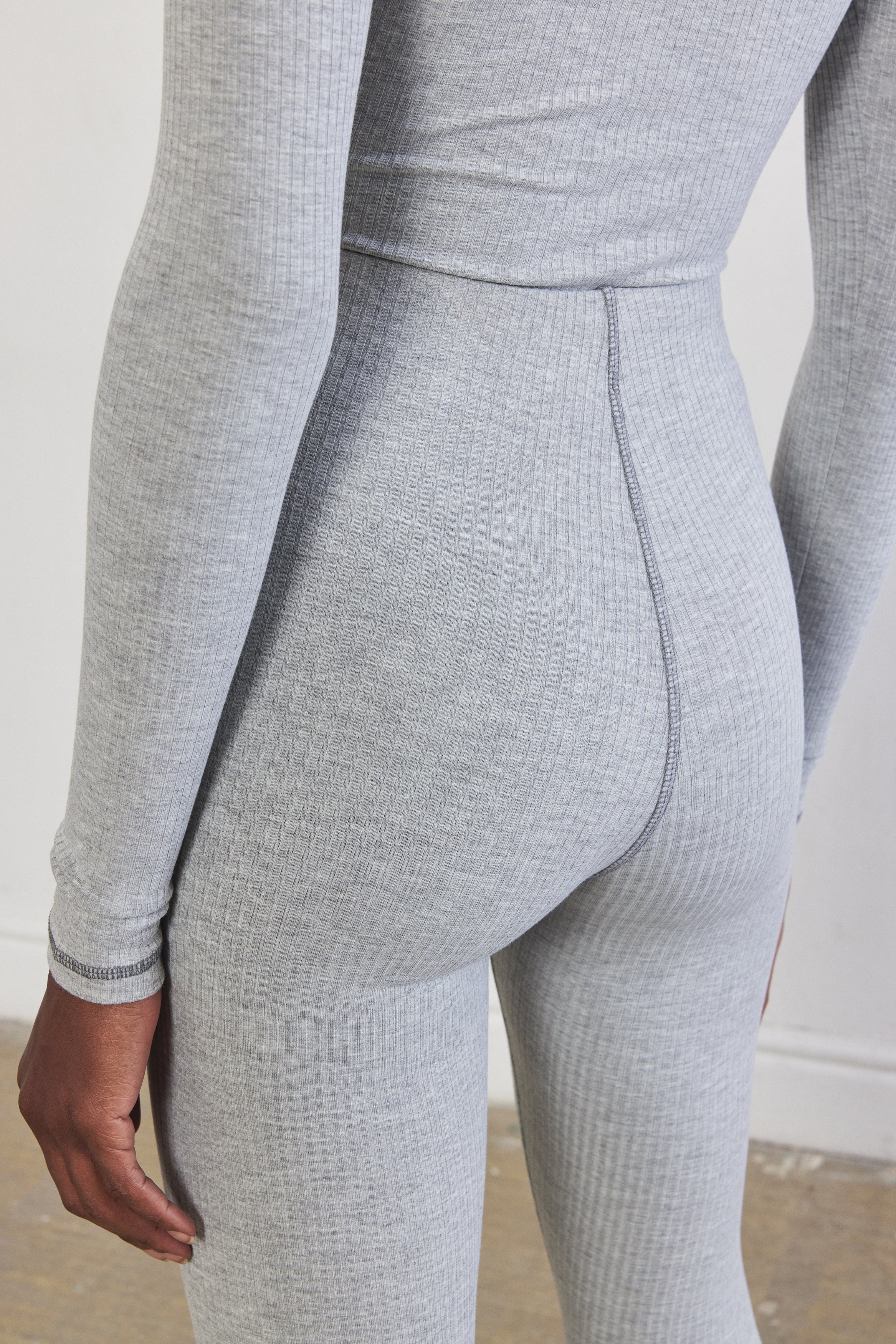 Ribbed Flat-Lock Leggings - Image 5