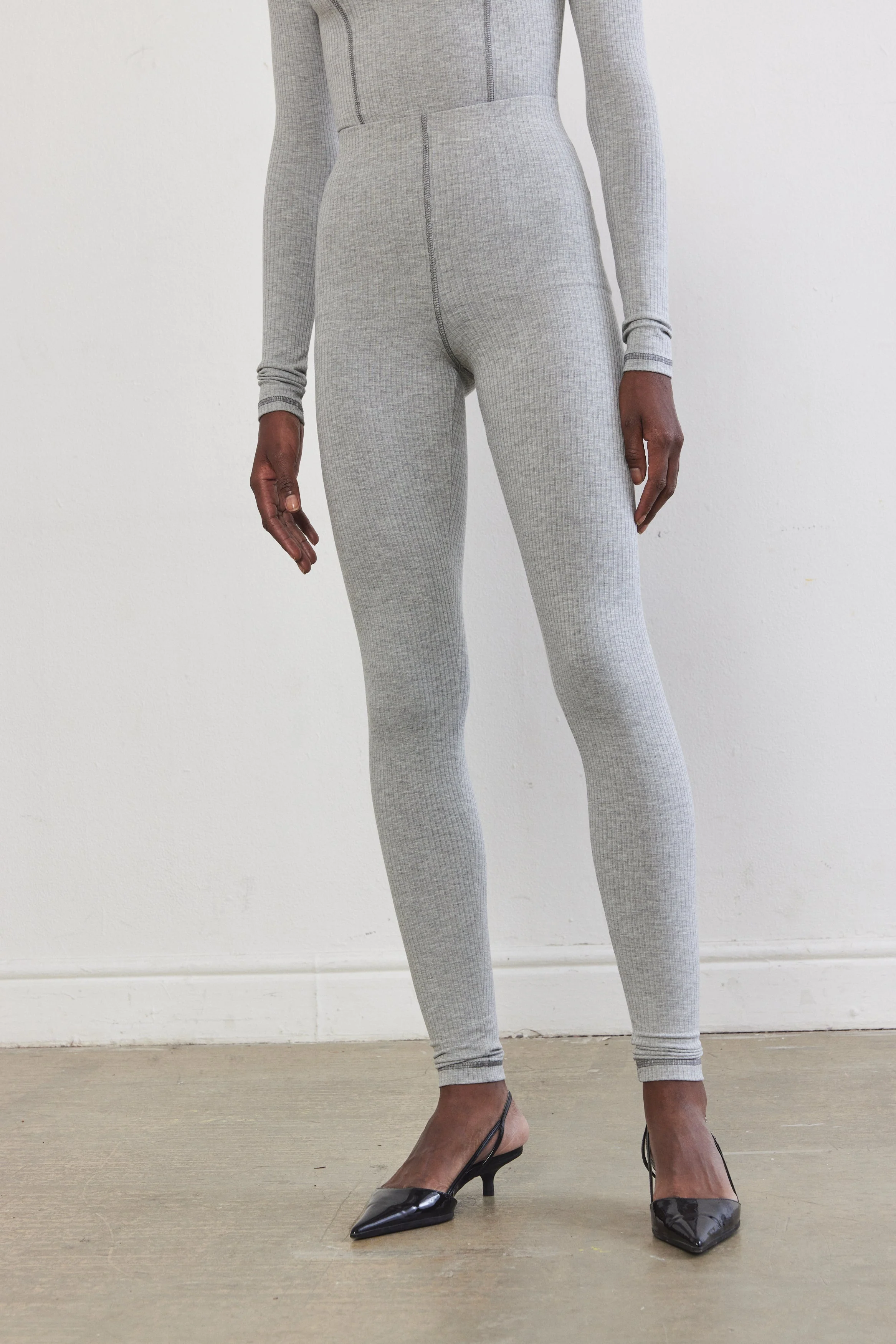 Ribbed Flat-Lock Leggings - Image 6