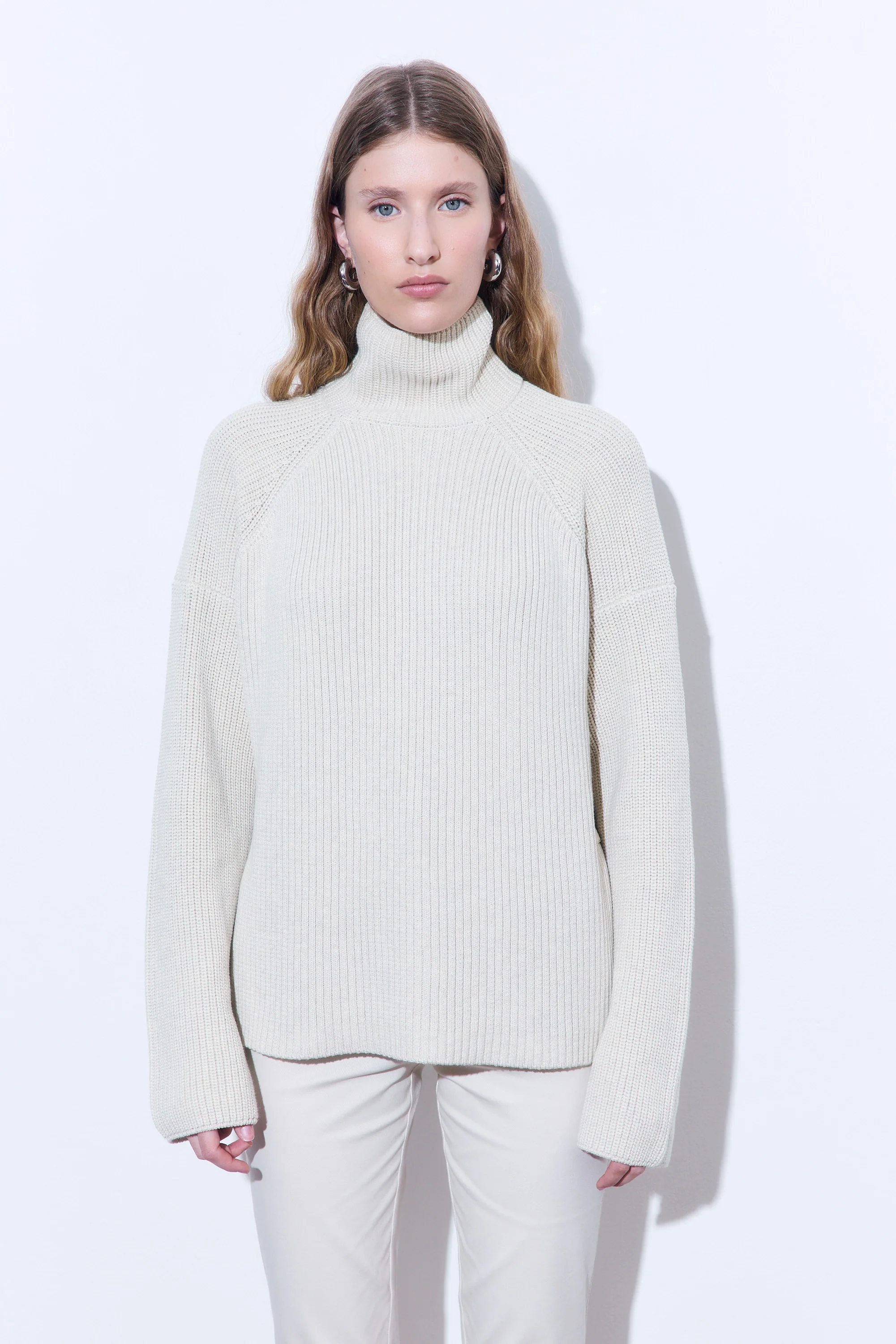 Ribbed Turtleneck Sweater