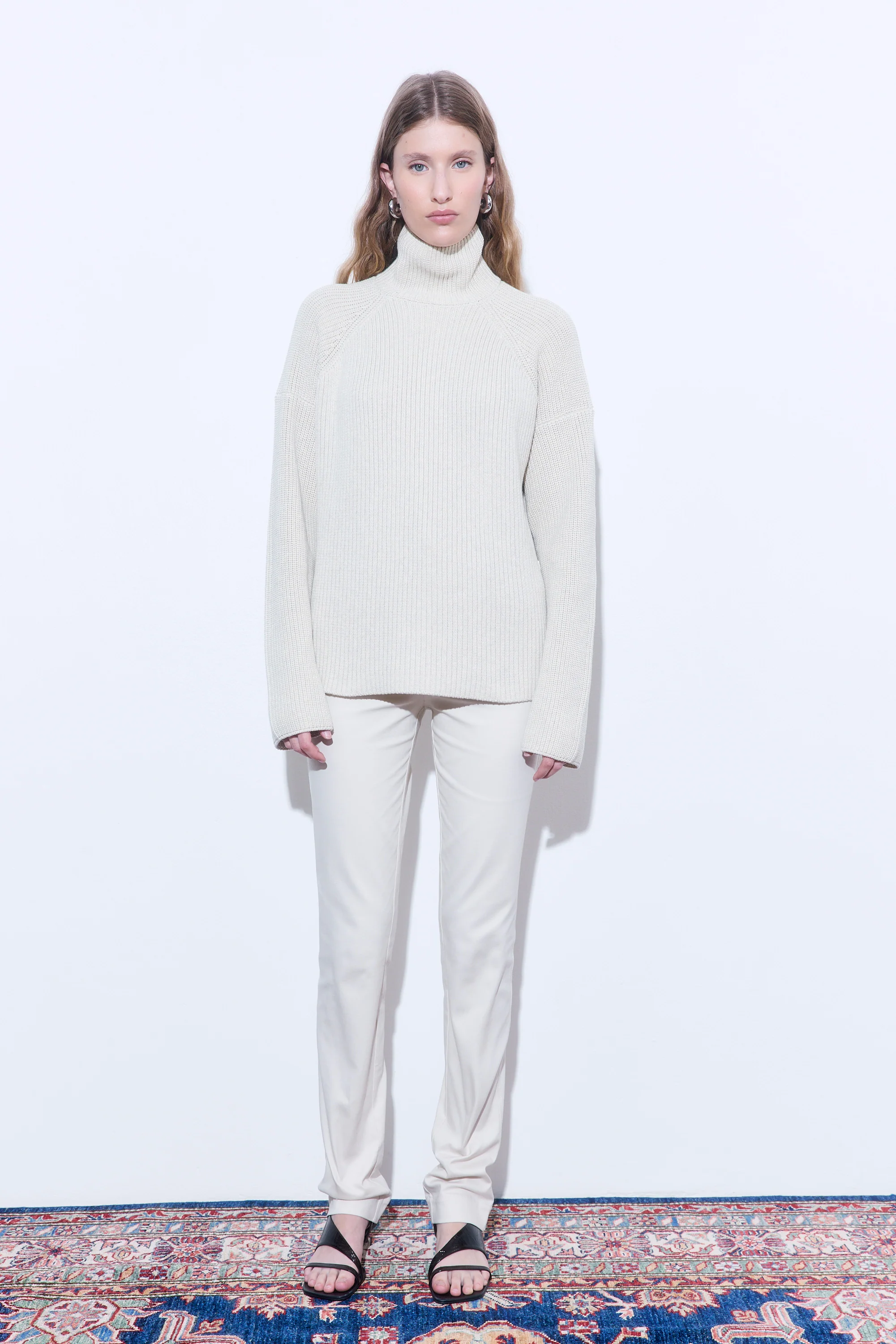 Ribbed Turtleneck Sweater - Image 2