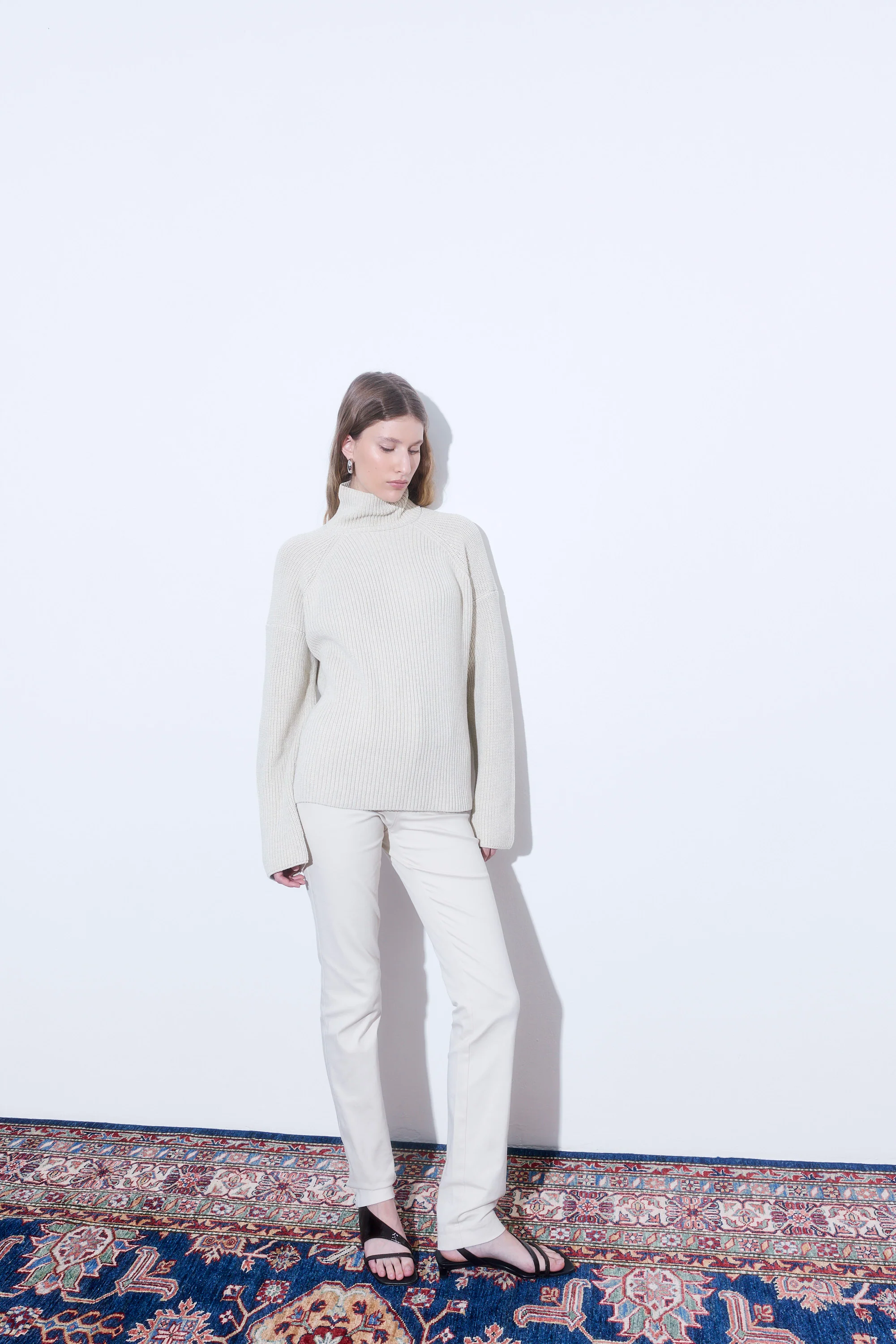 Ribbed Turtleneck Sweater - Image 3