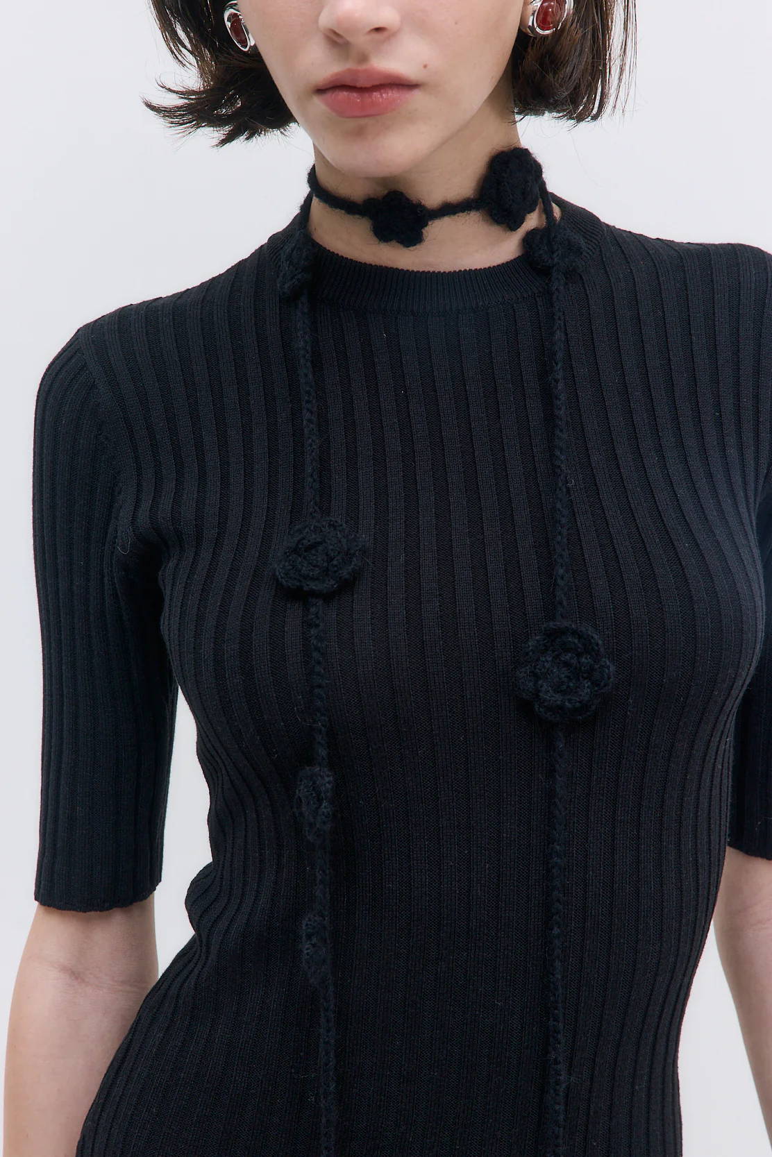 Ribbed Mini Dress - Image 6