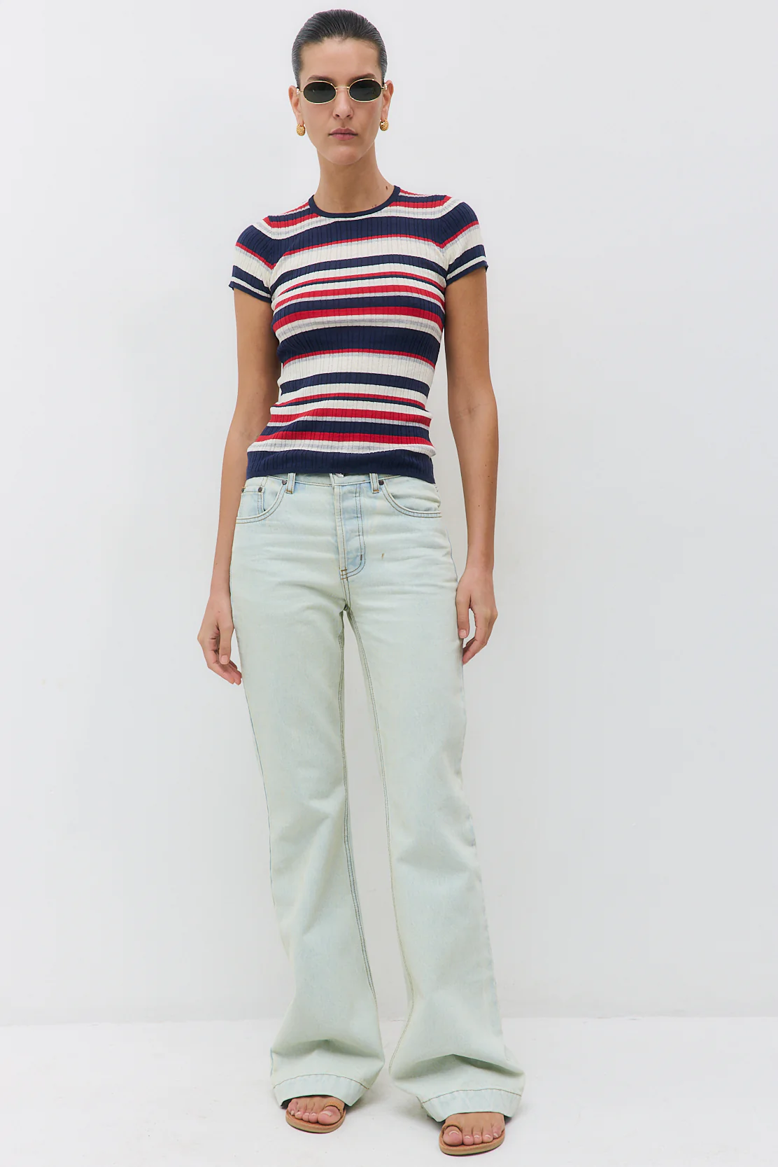 Ribbed Striped Top - Image 2