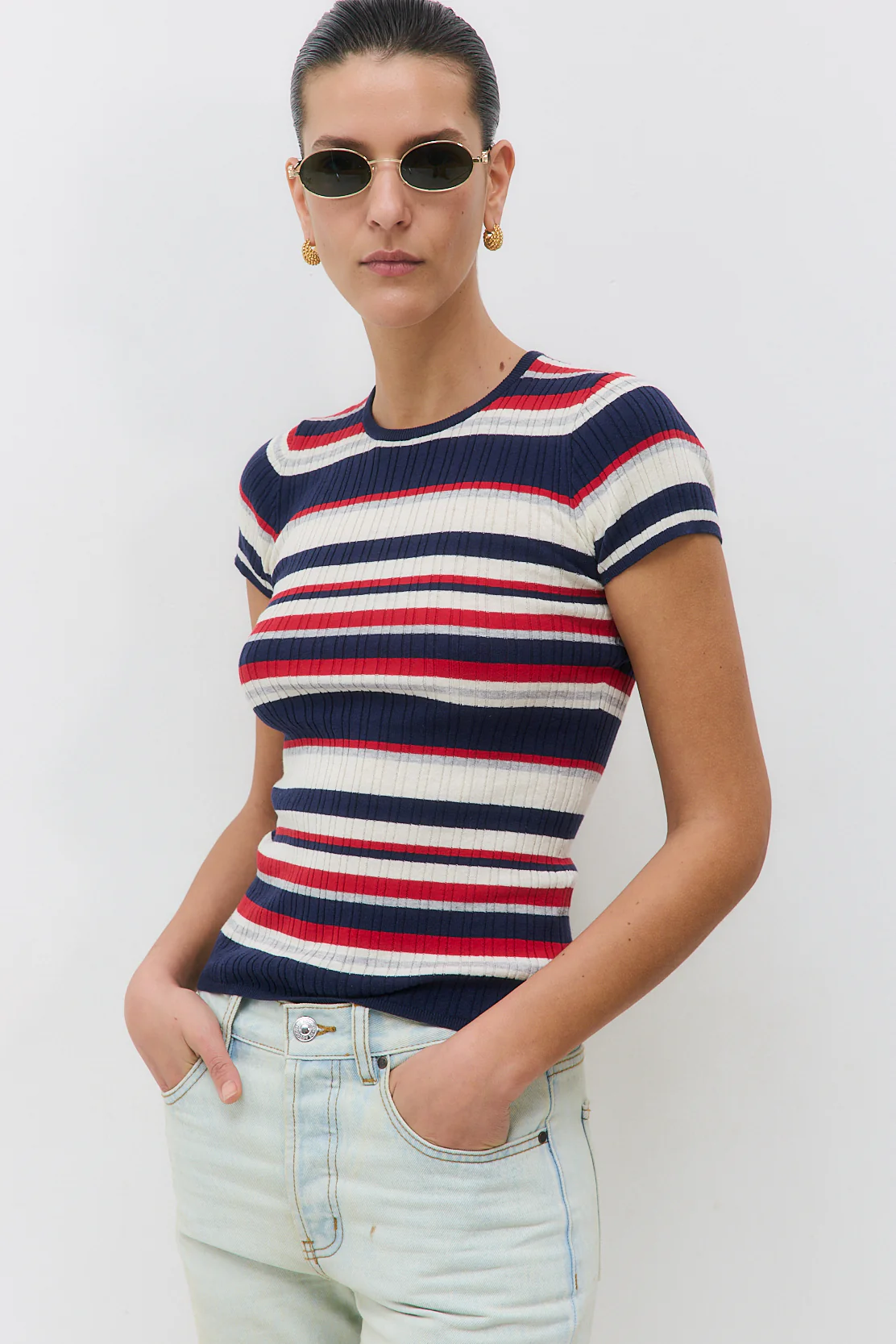 Ribbed Striped Top - Image 6