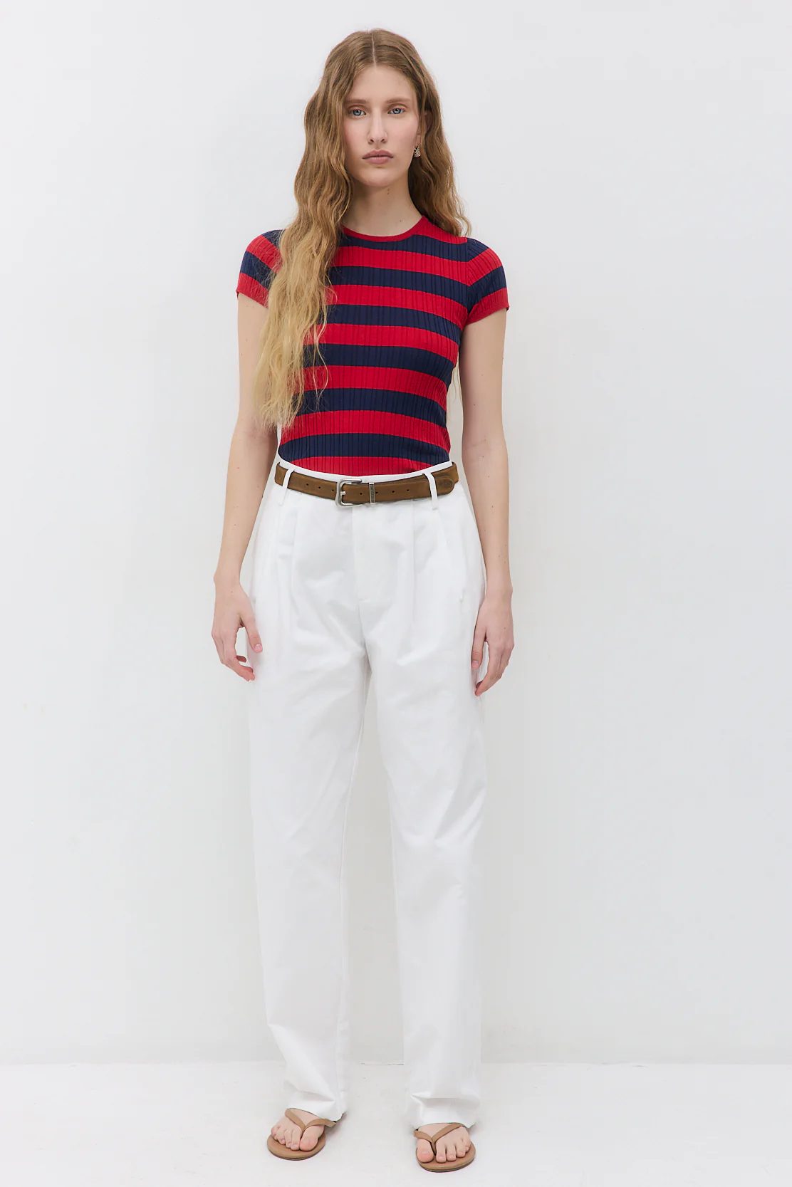 Ribbed Striped Top - Image 2