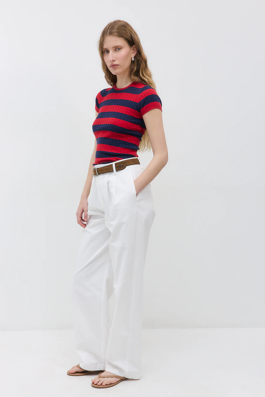 Ribbed Striped Top - Image 4