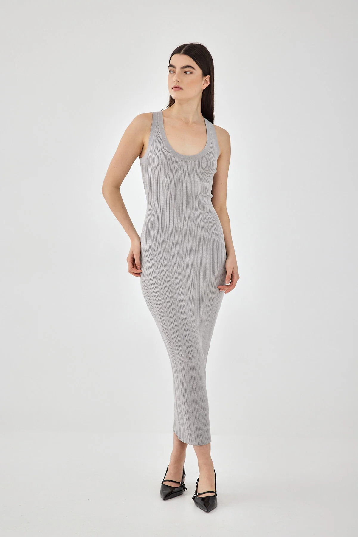 Ribbed Tight Knit Dress