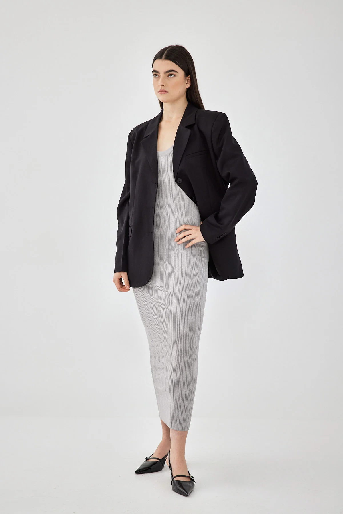Ribbed Tight Knit Dress - Image 4