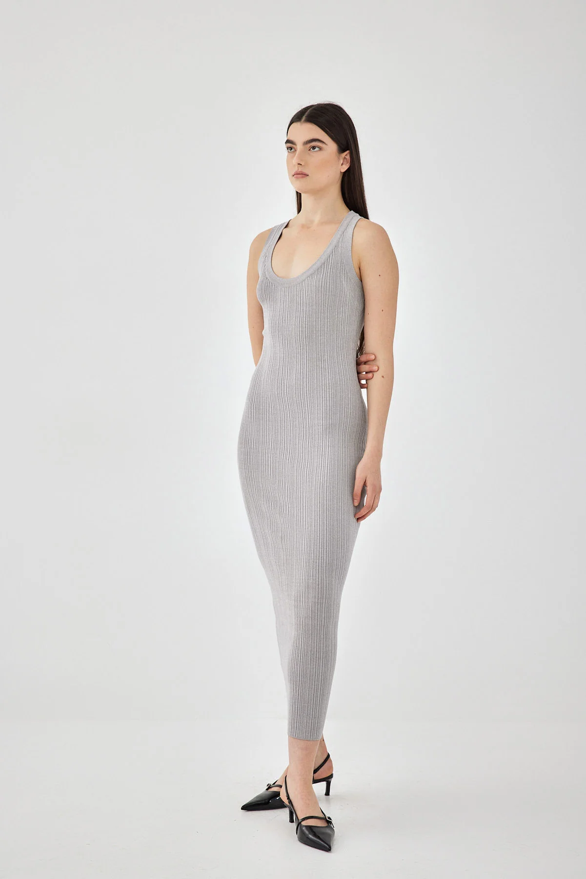 Ribbed Tight Knit Dress - Image 5