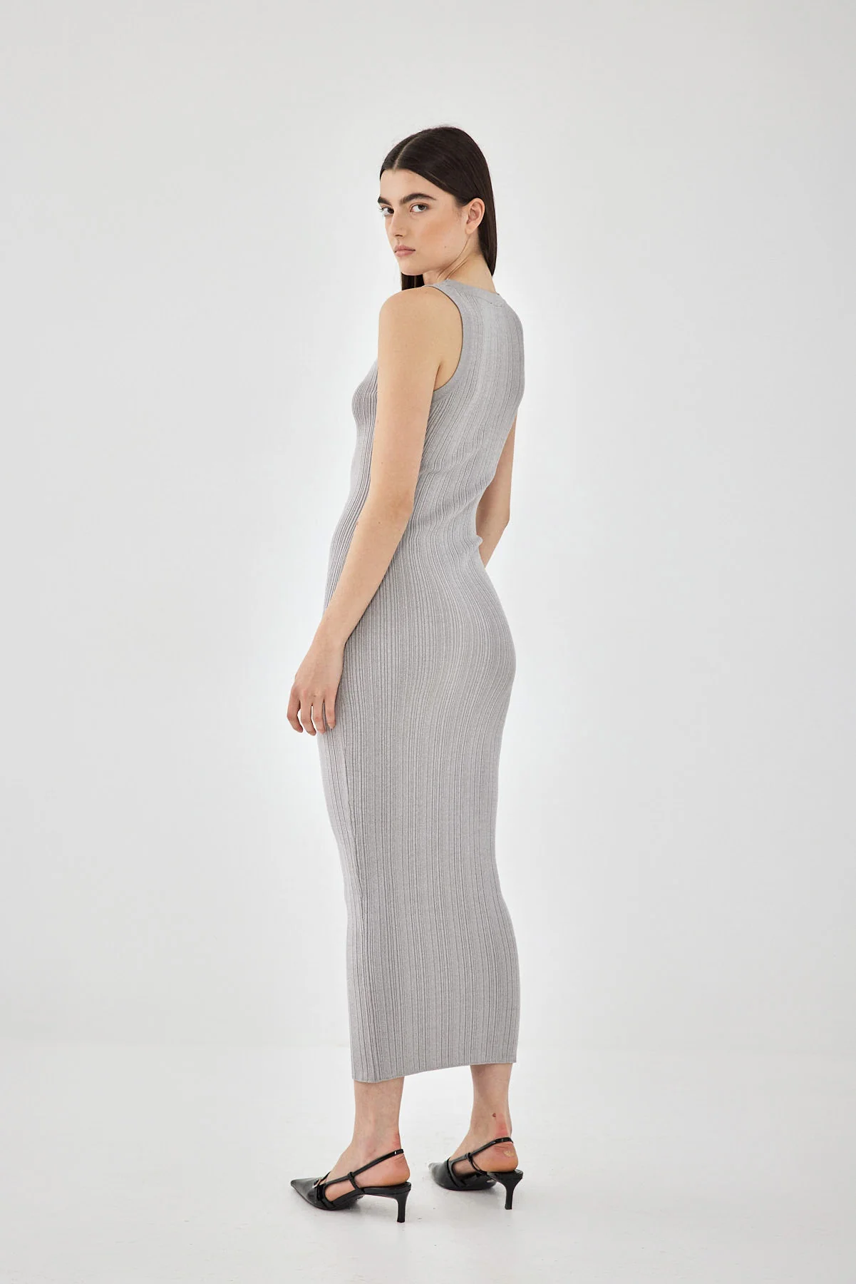 Ribbed Tight Knit Dress - Image 6
