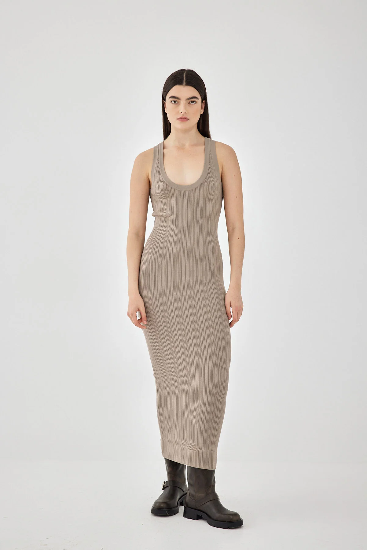 Ribbed Tight Knit Dress