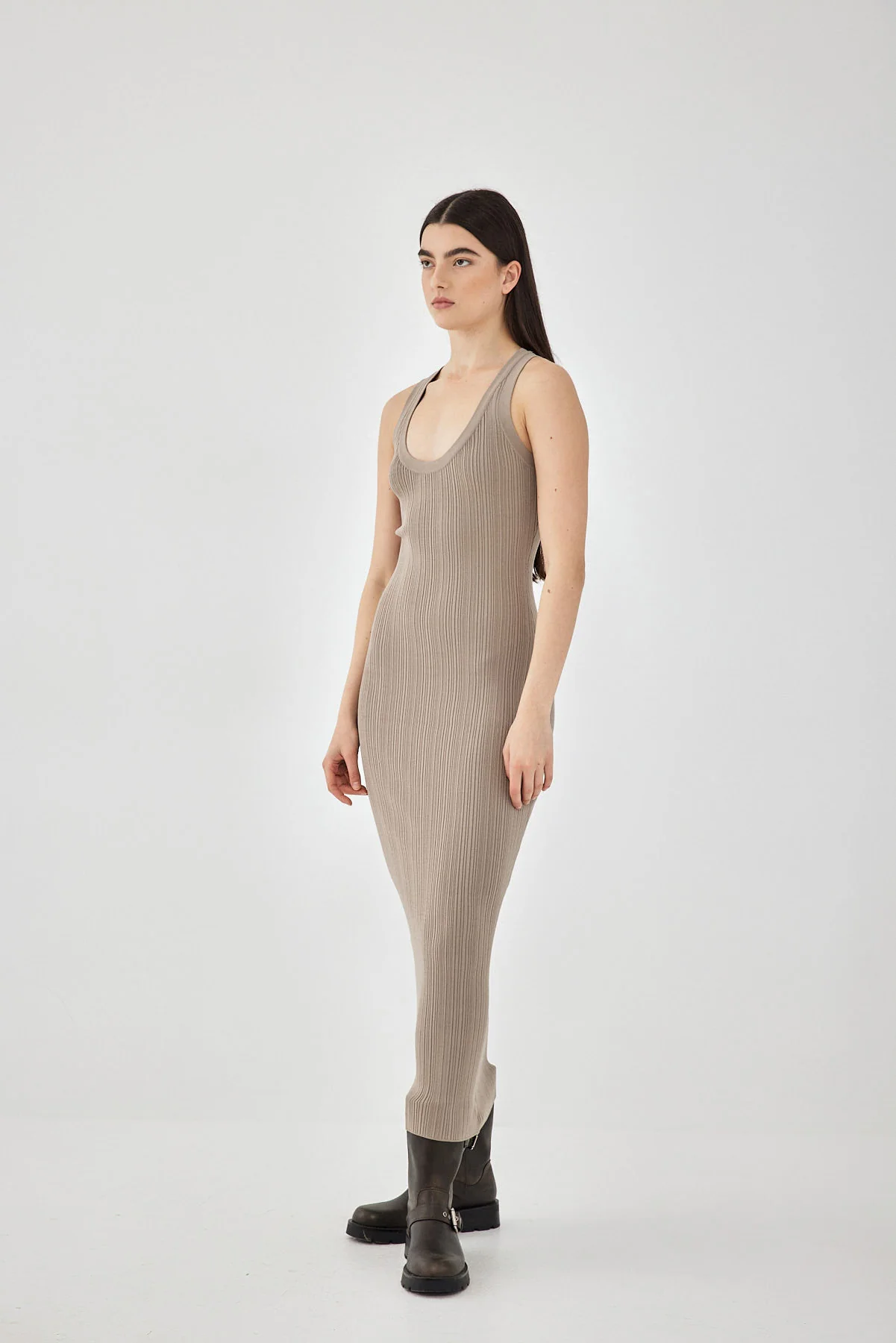 Ribbed Tight Knit Dress - Image 4