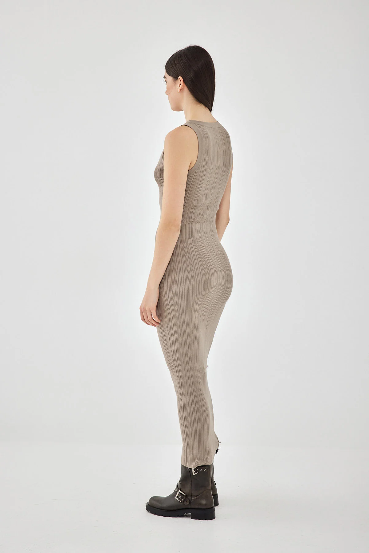 Ribbed Tight Knit Dress - Image 5