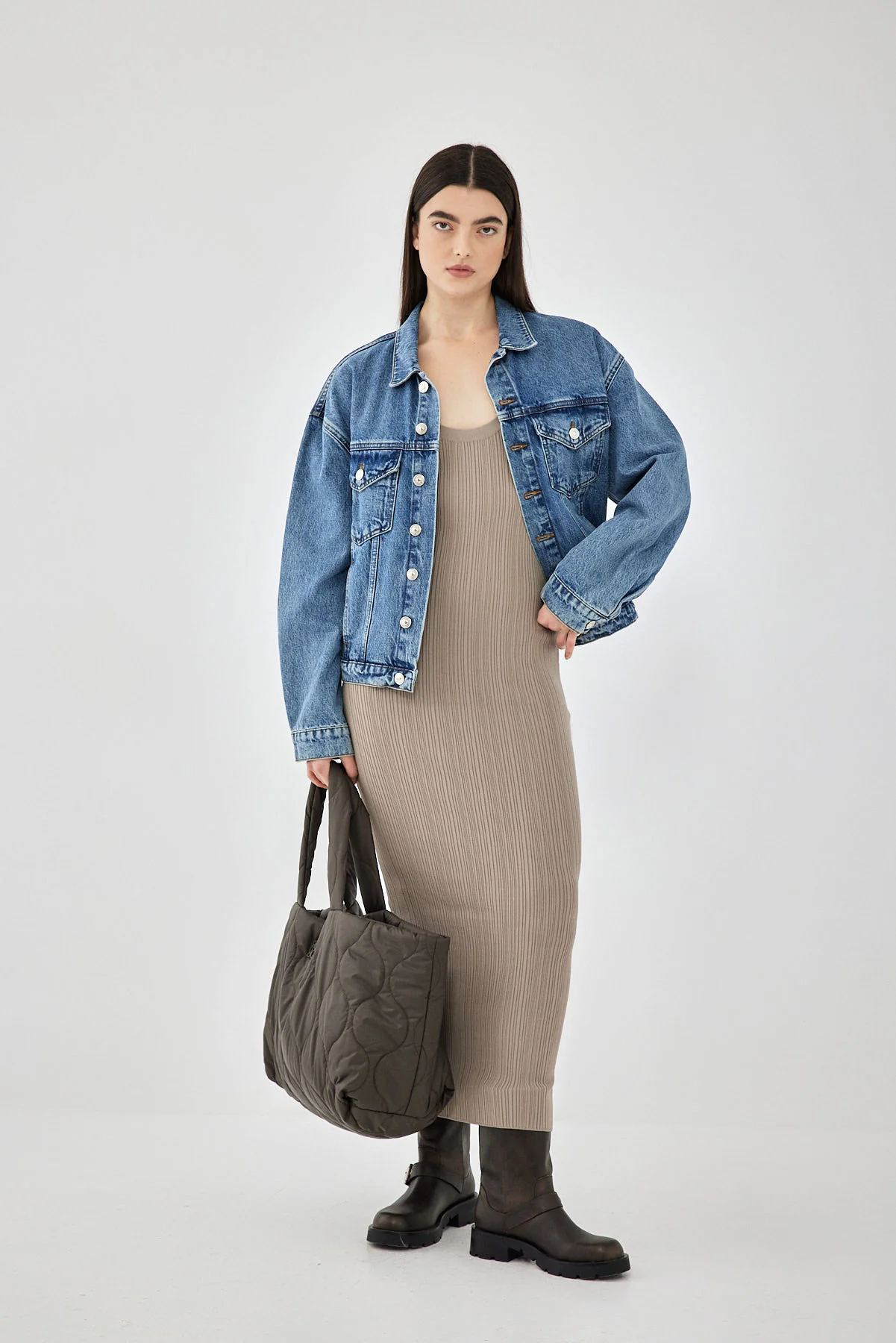 Ribbed Tight Knit Dress - Image 8