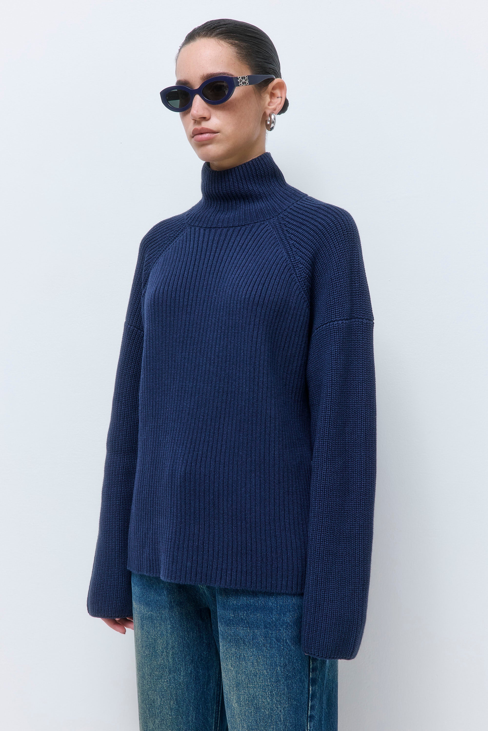 Ribbed Turtleneck Sweater - Image 4