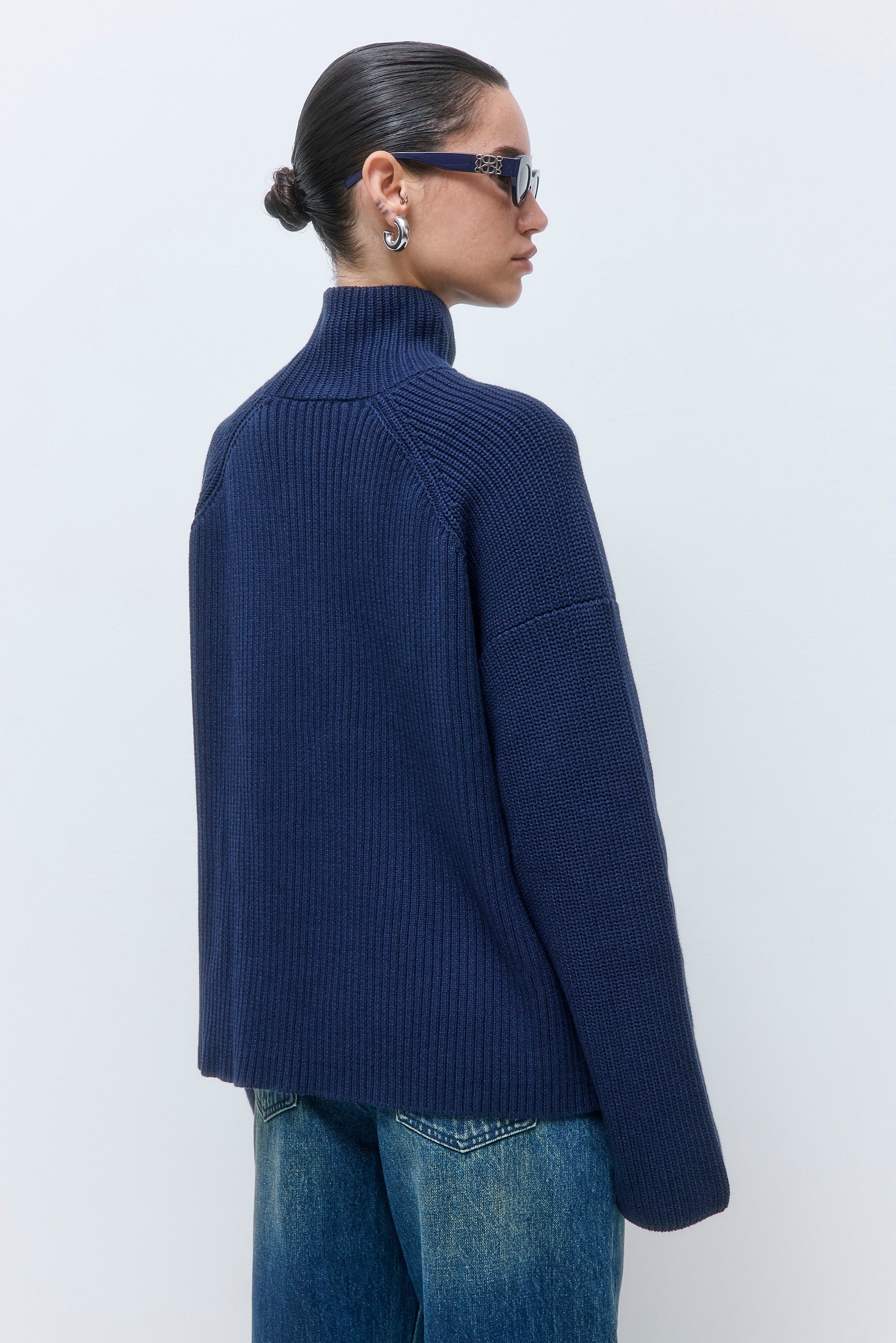 Ribbed Turtleneck Sweater - Image 5