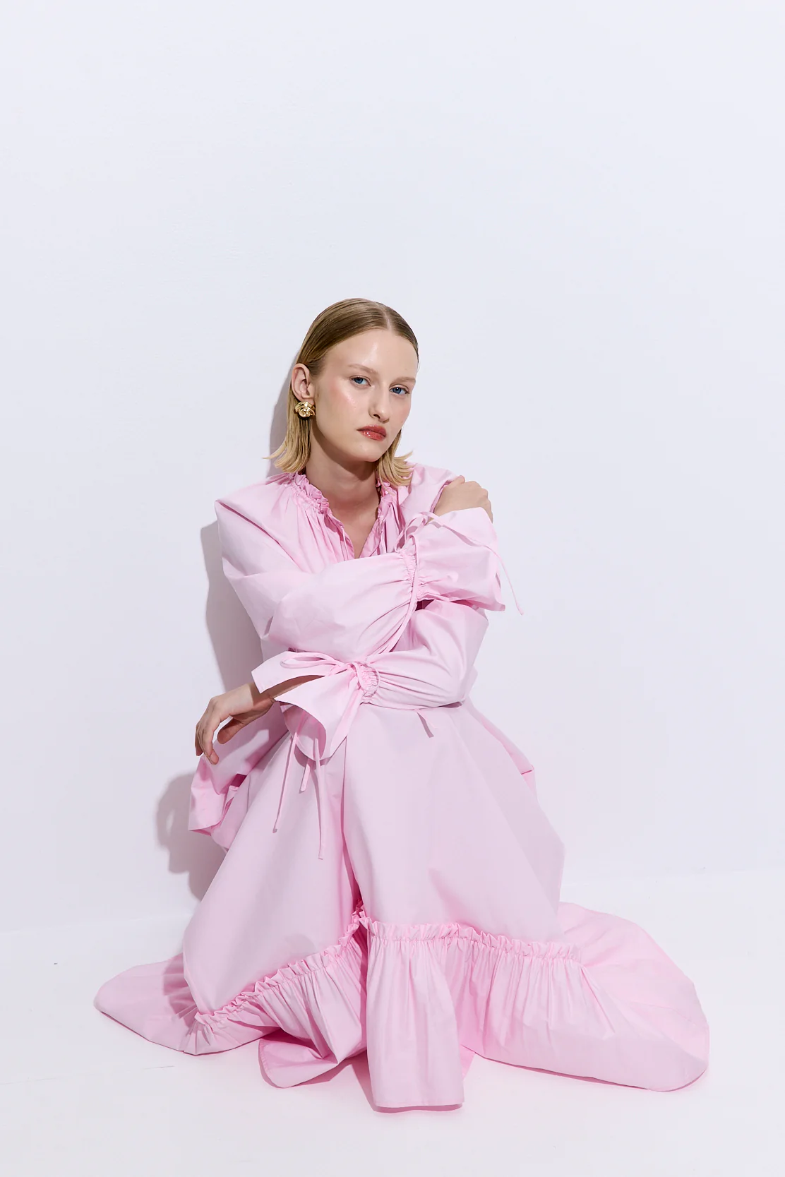 Ruffled Poplin Blouse - Image 7