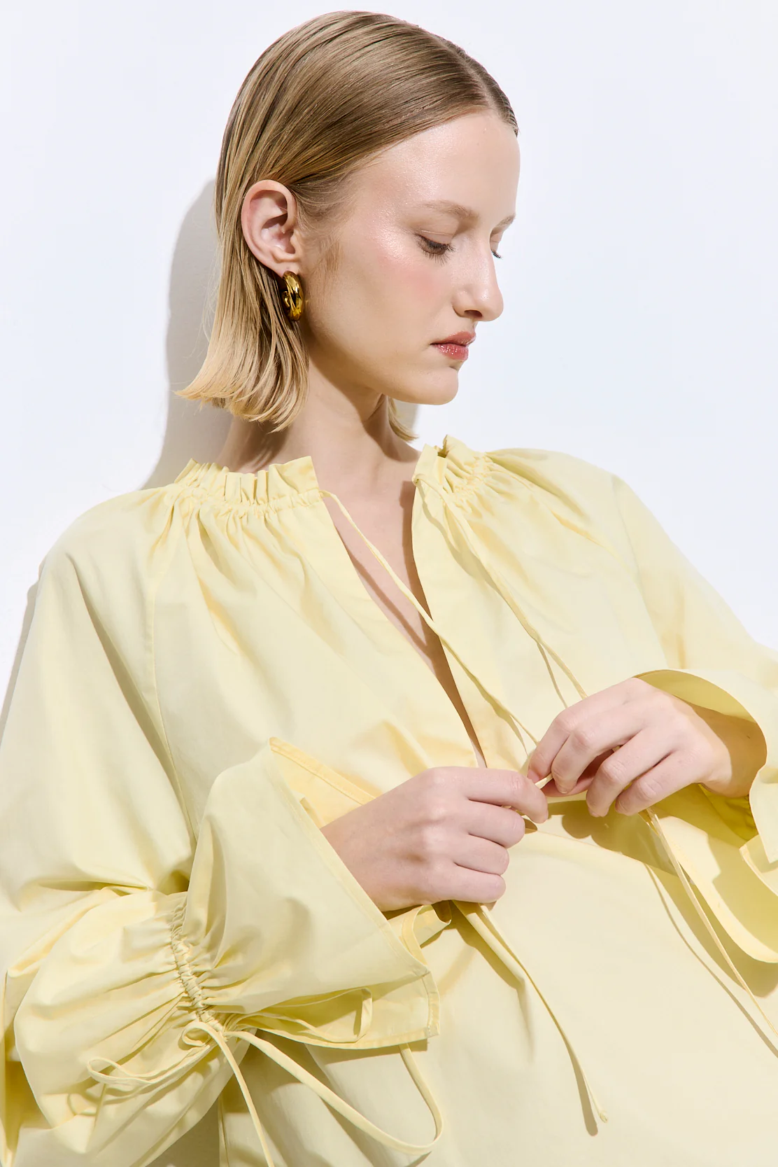 Ruffled Poplin Blouse - Image 7