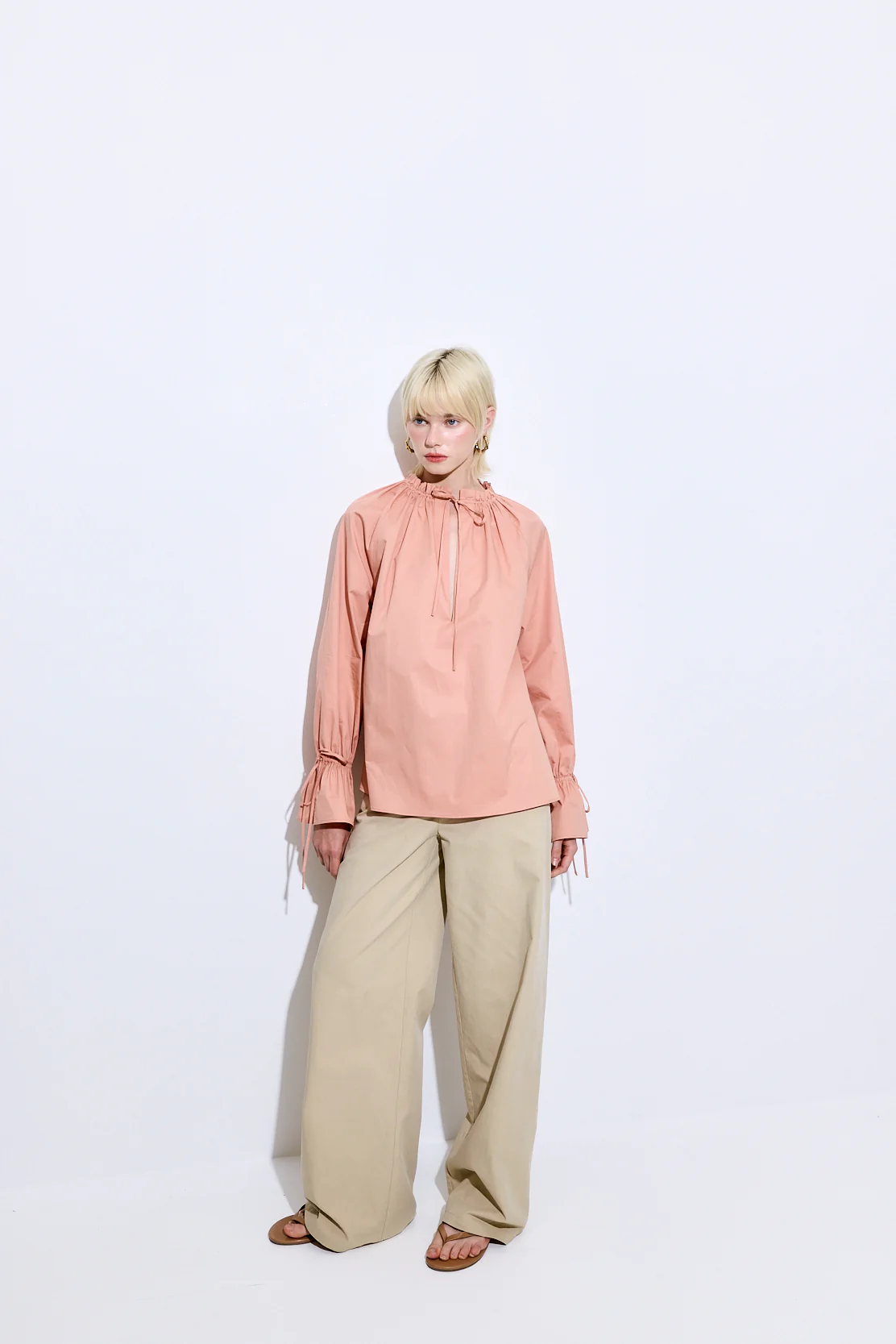 Ruffled Poplin Blouse - Image 3