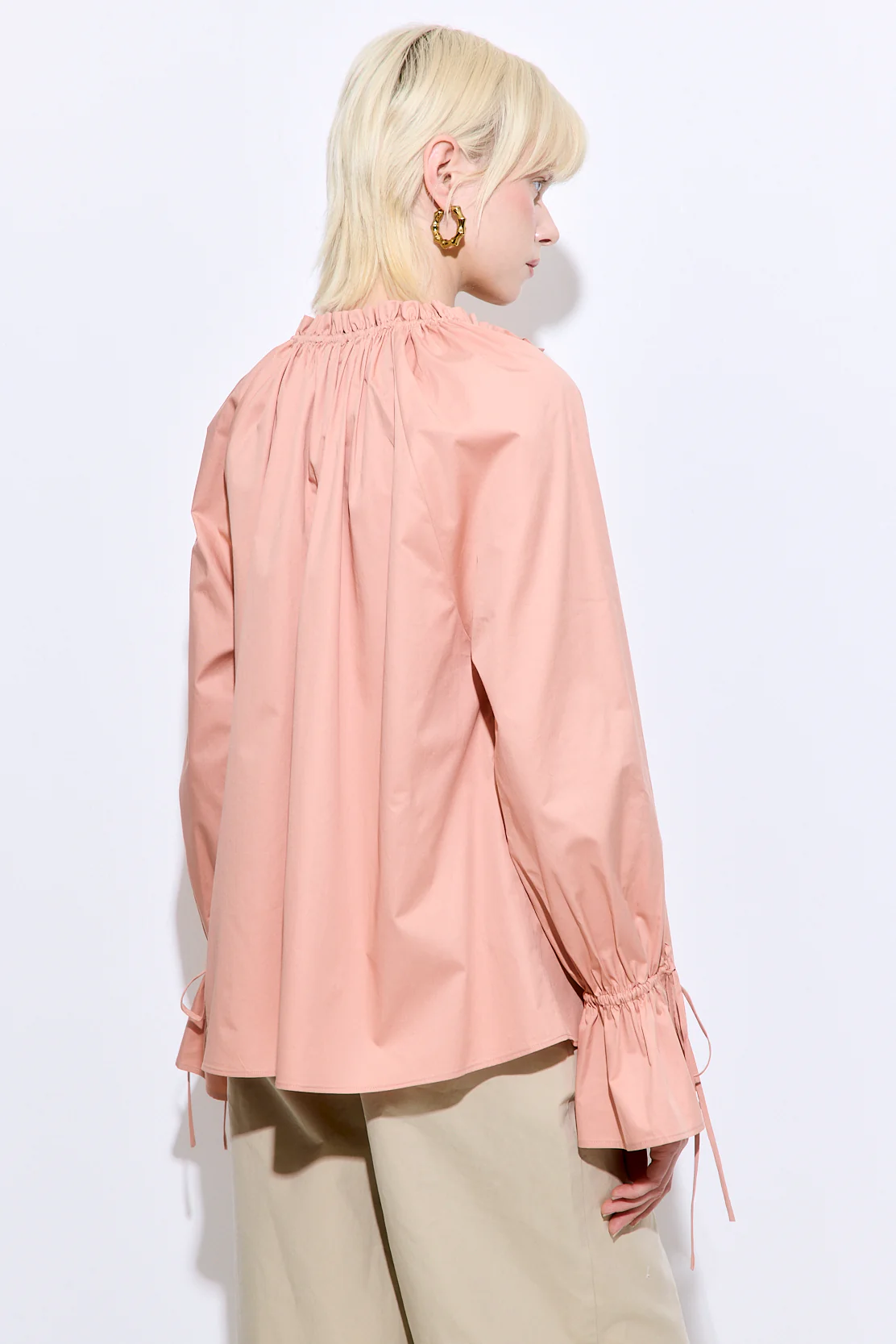 Ruffled Poplin Blouse - Image 5