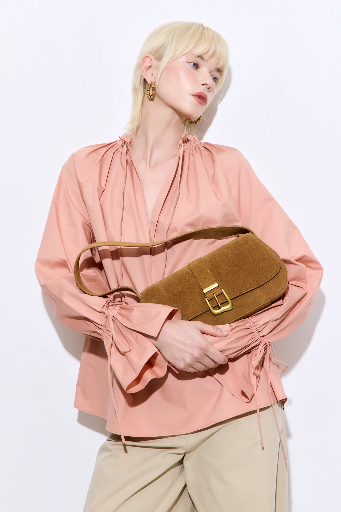 Ruffled Poplin Blouse - Image 7