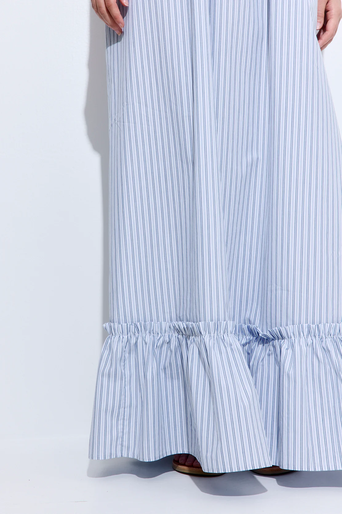 Ruffled Poplin Maxi Dress - Image 6