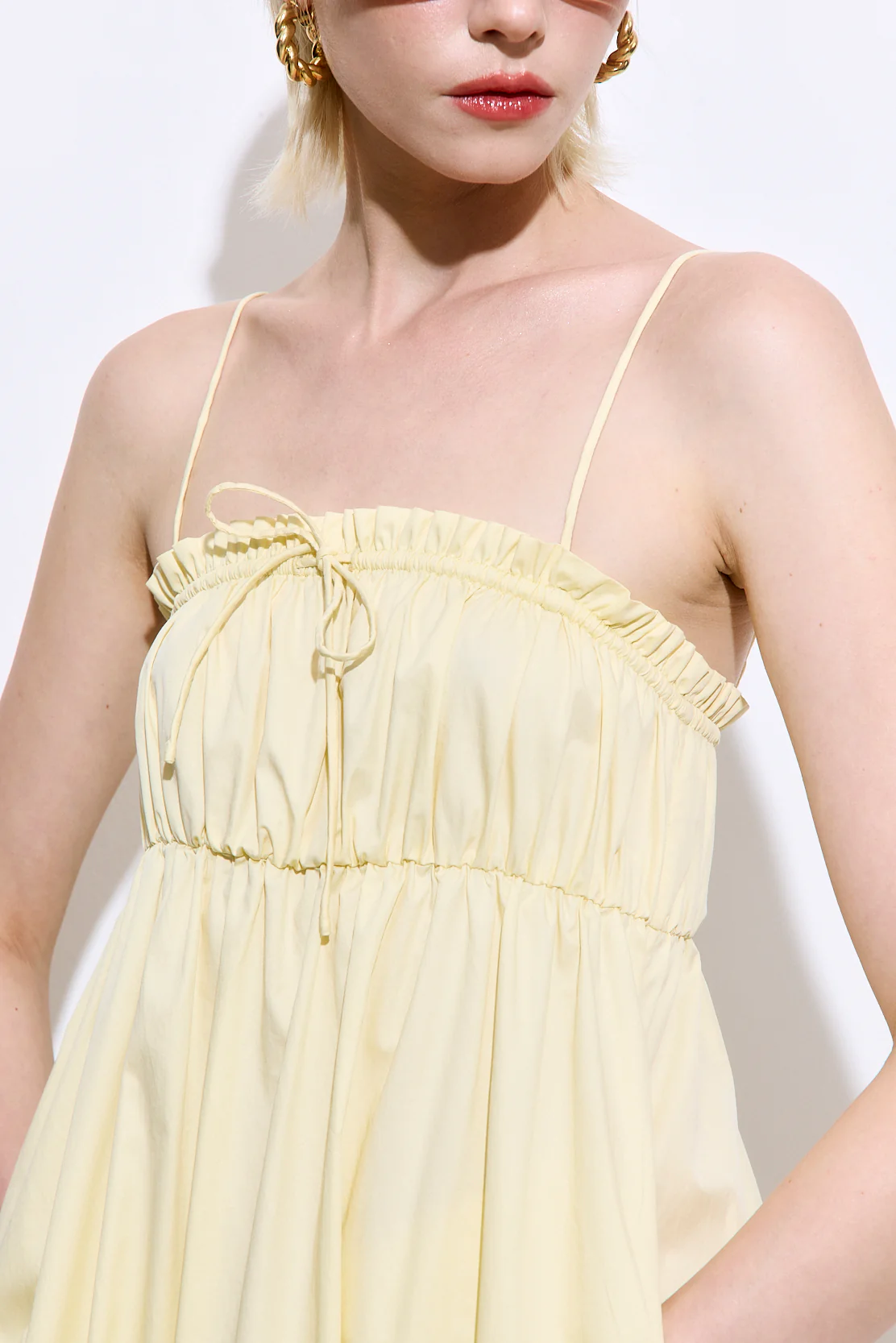 Ruffled Poplin Maxi Dress - Image 6