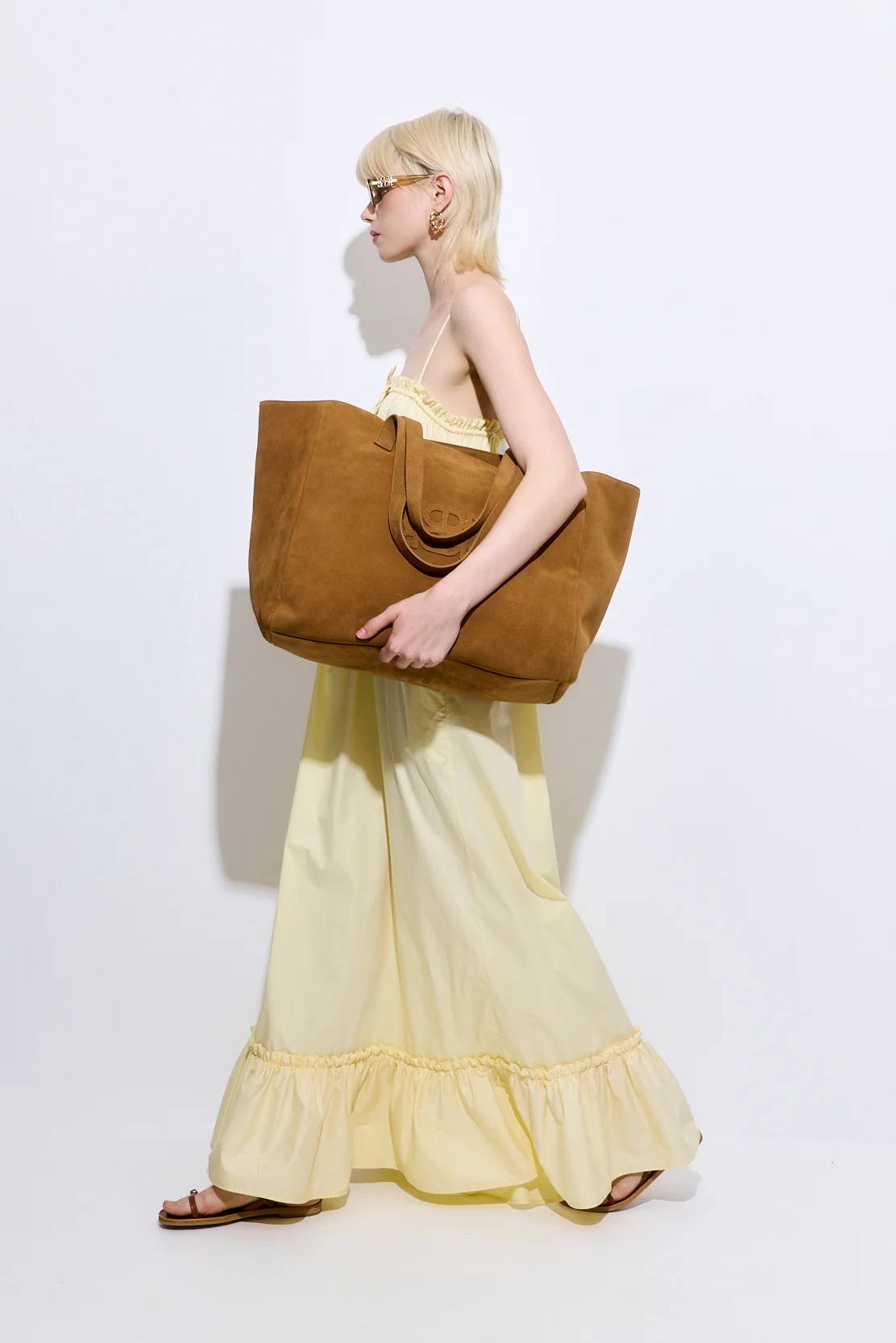 Ruffled Poplin Maxi Dress - Image 7