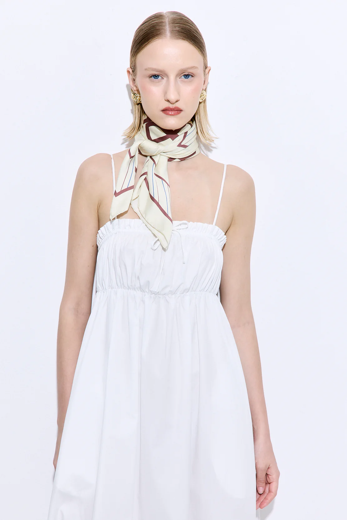 Ruffled Poplin Maxi Dress - Image 2