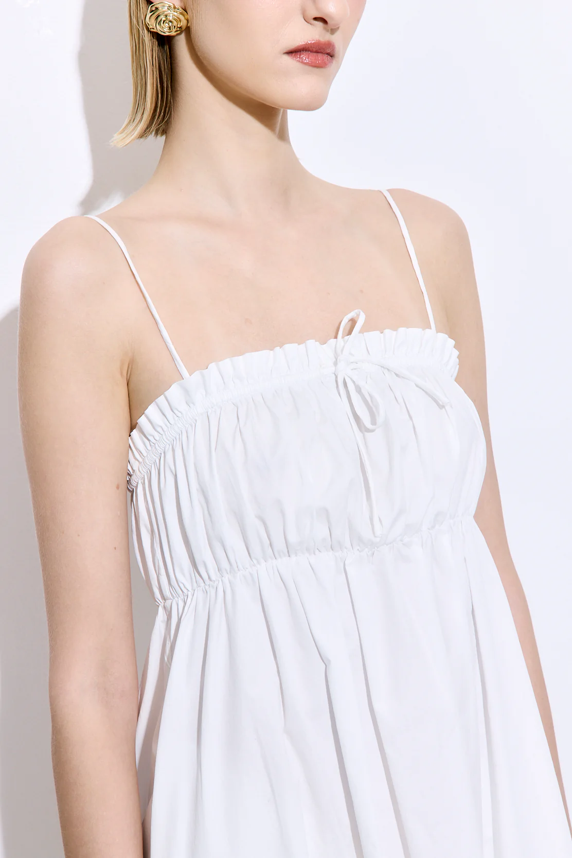 Ruffled Poplin Maxi Dress - Image 6