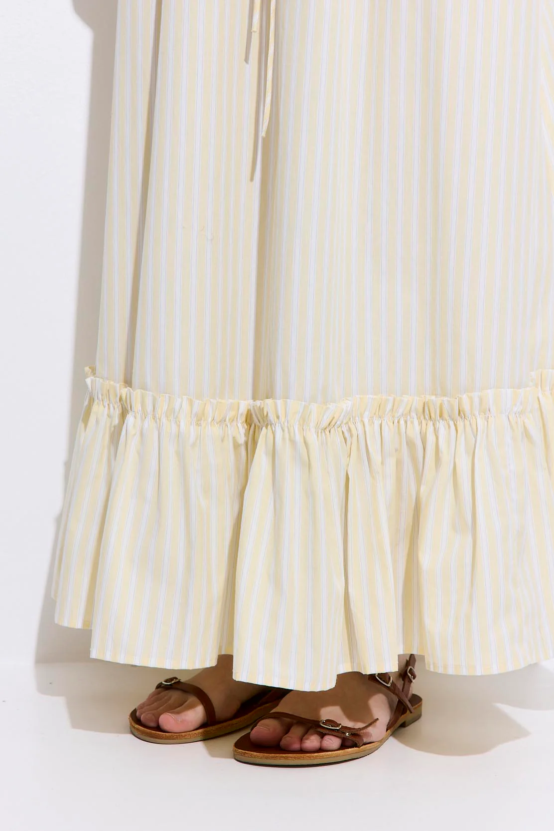 Ruffled Poplin Maxi Skirt - Image 7