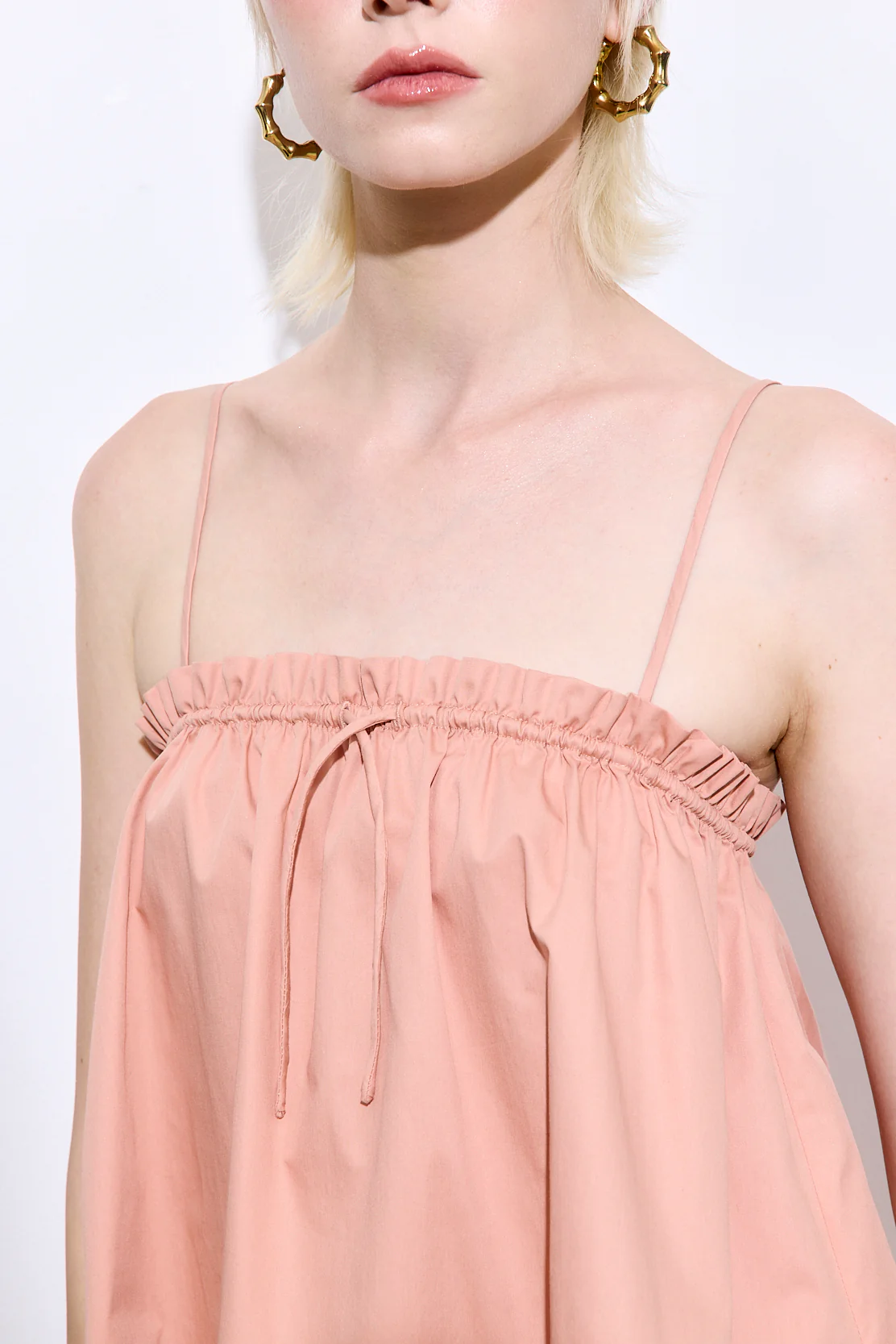 Ruffled Poplin Strappy Top - Image 6