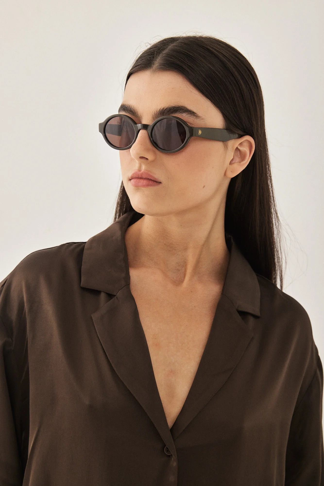 Satin Button Up Blouse - Image 7