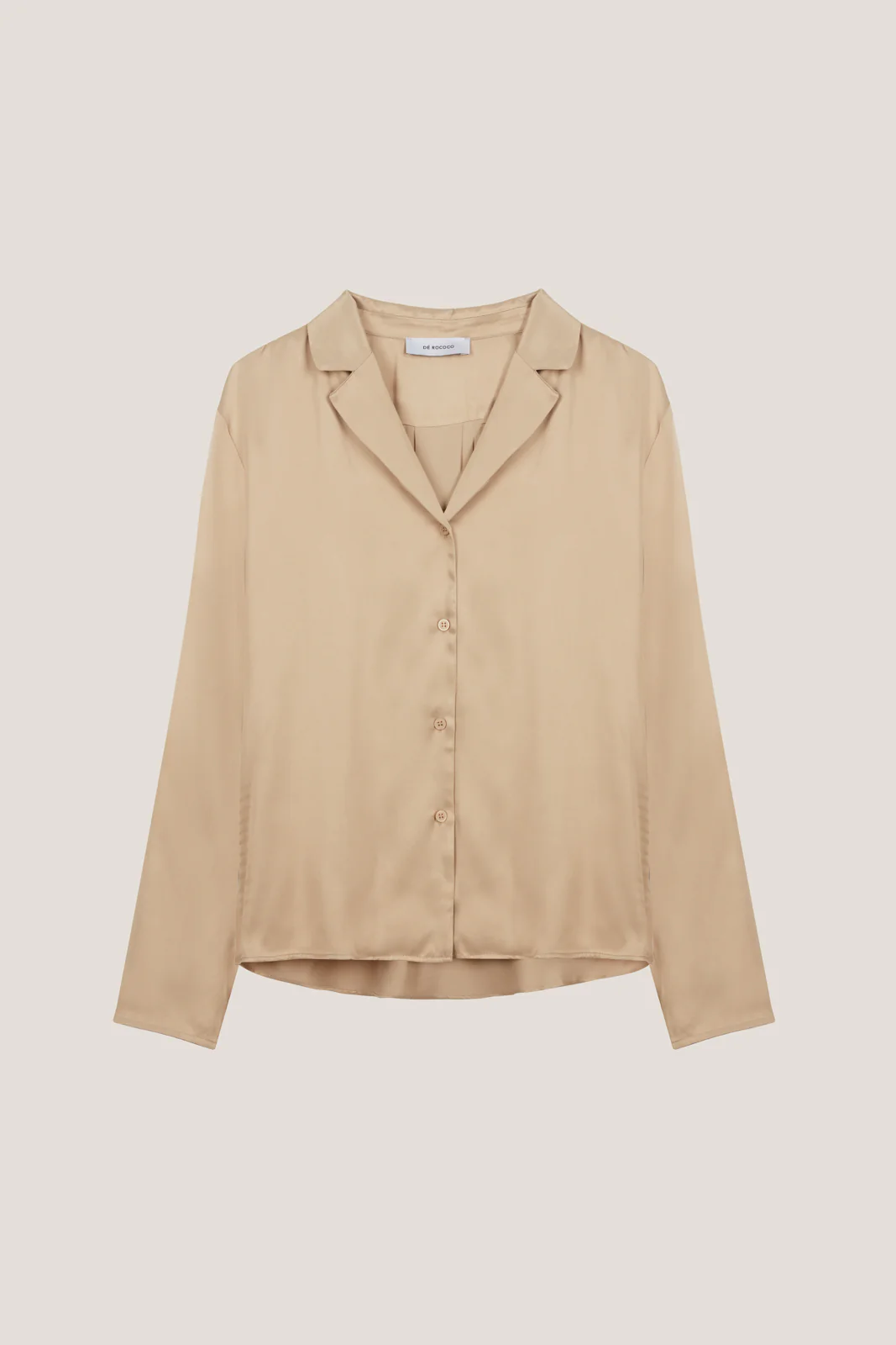Satin Button Up Blouse