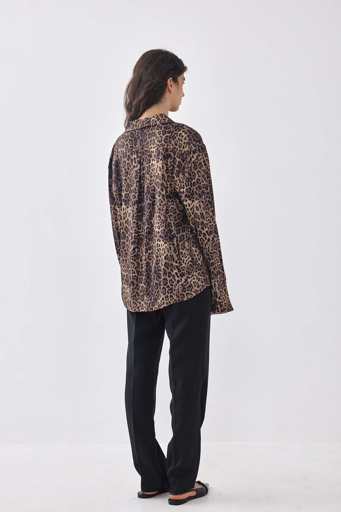 Satin Button Up Blouse - Image 5