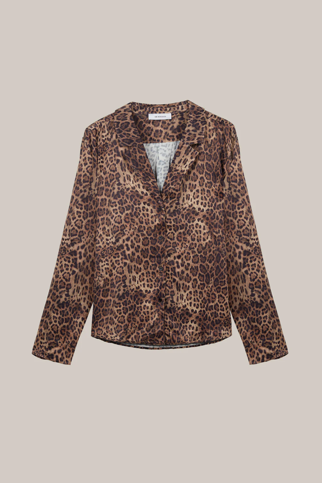Satin Button Up Blouse - Image 7